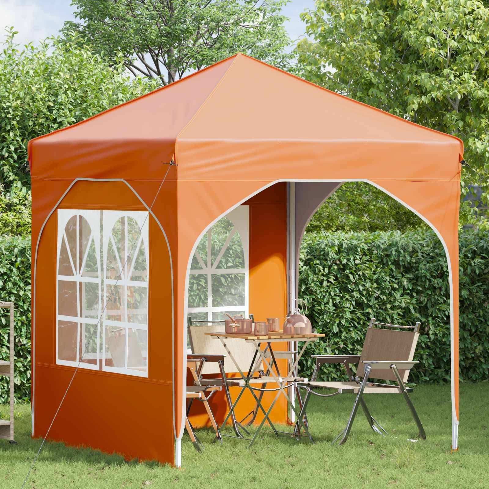 vidaXL Pop-up Partyzelt 192 x 192 x 245 cm Orange