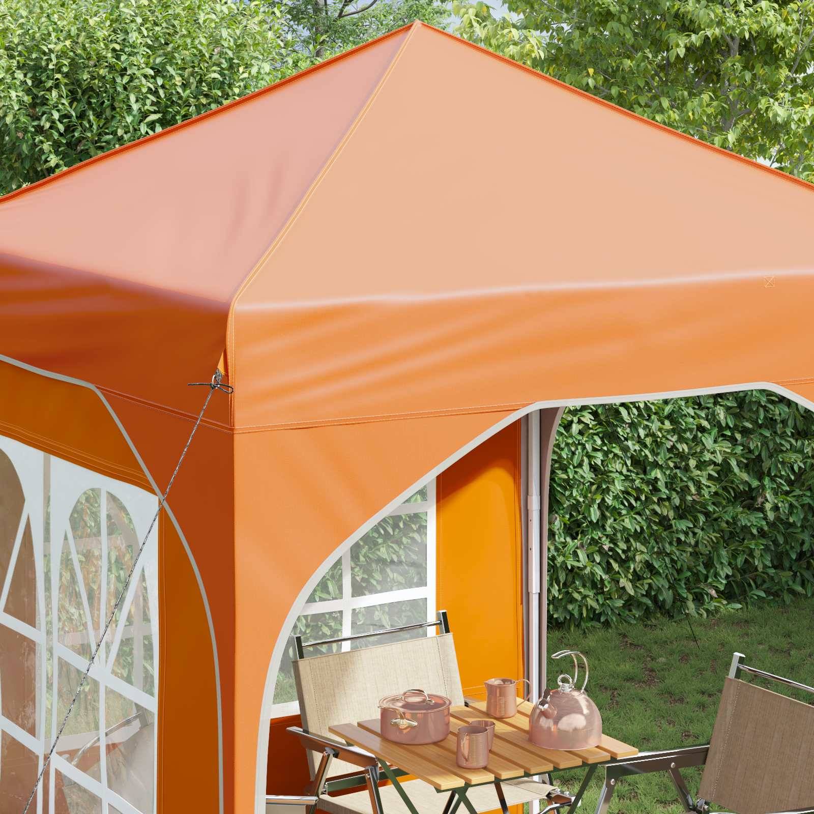 vidaXL Pop-up Partyzelt 192 x 192 x 245 cm Orange