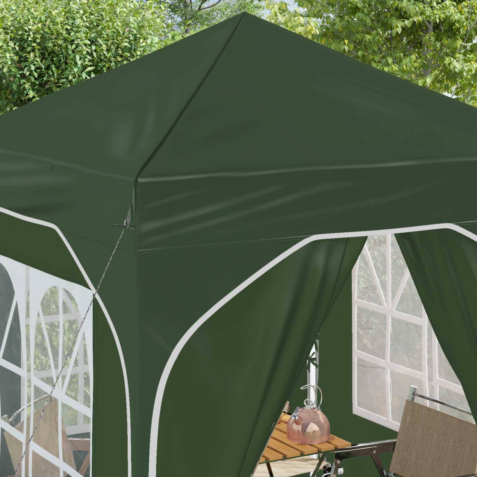 vidaXL Pop-up Partyzelt 192 x 192 x 245 cm Grün