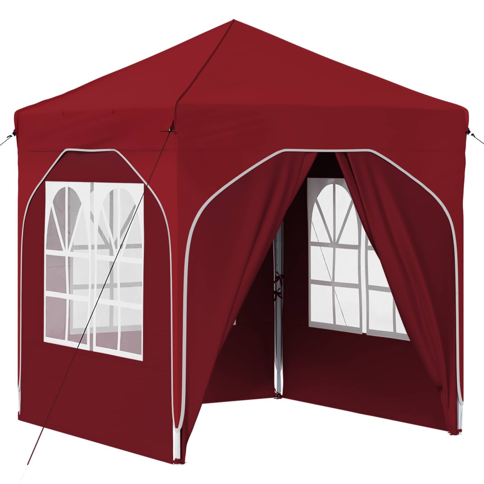 vidaXL Pop-up Partyzelt 192 x 192 x 245 cm Bordeauxrot