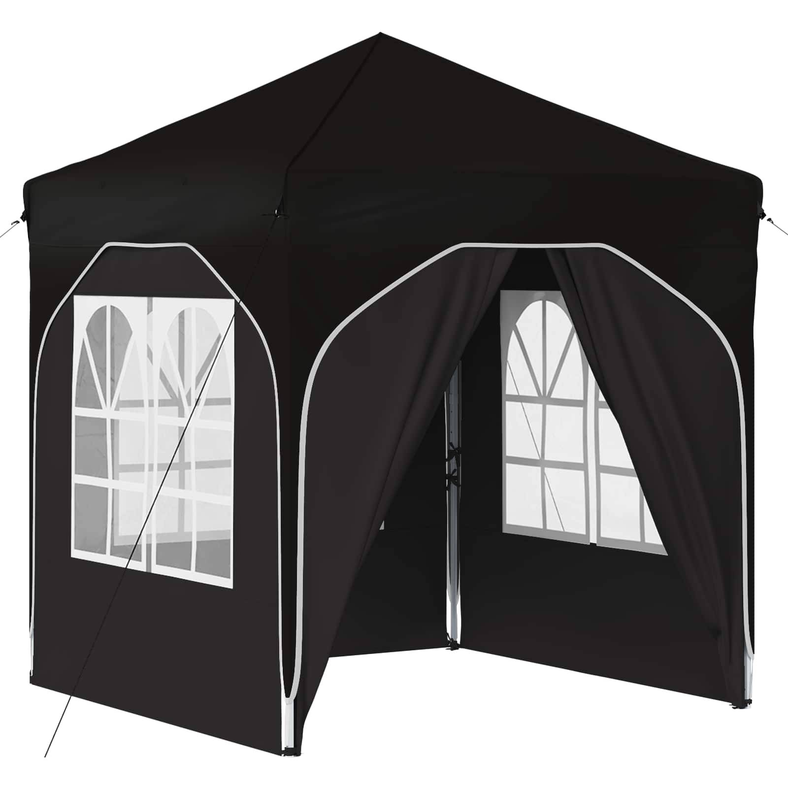 vidaXL Pop-up Partyzelt 192 x 192 x 245 cm Schwarz