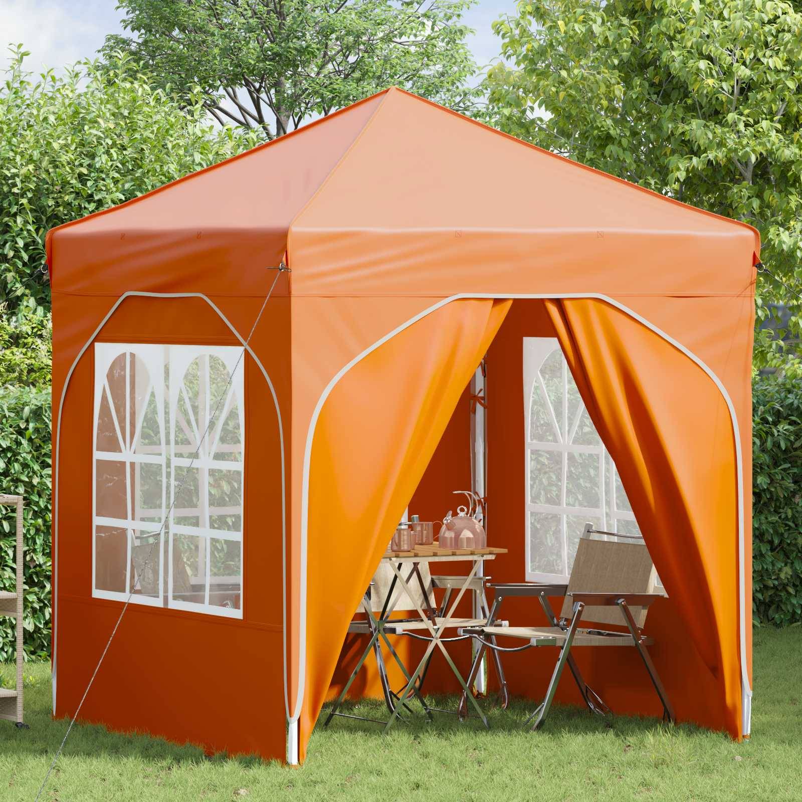 vidaXL Pop-up Partyzelt 192 x 192 x 245 cm Orange
