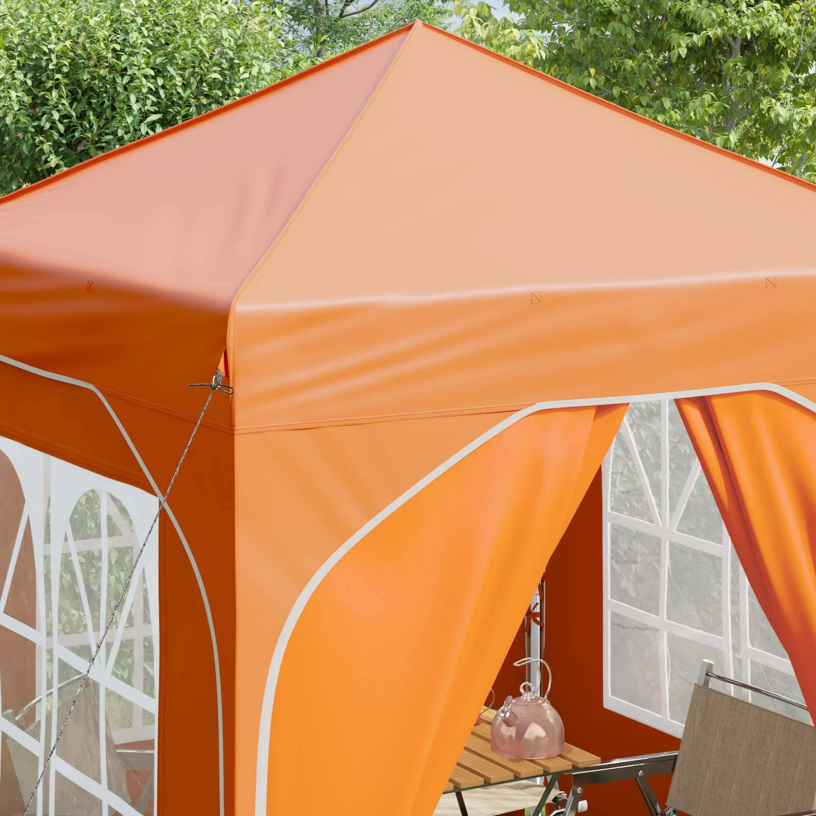 vidaXL Pop-up Partyzelt 192 x 192 x 245 cm Orange