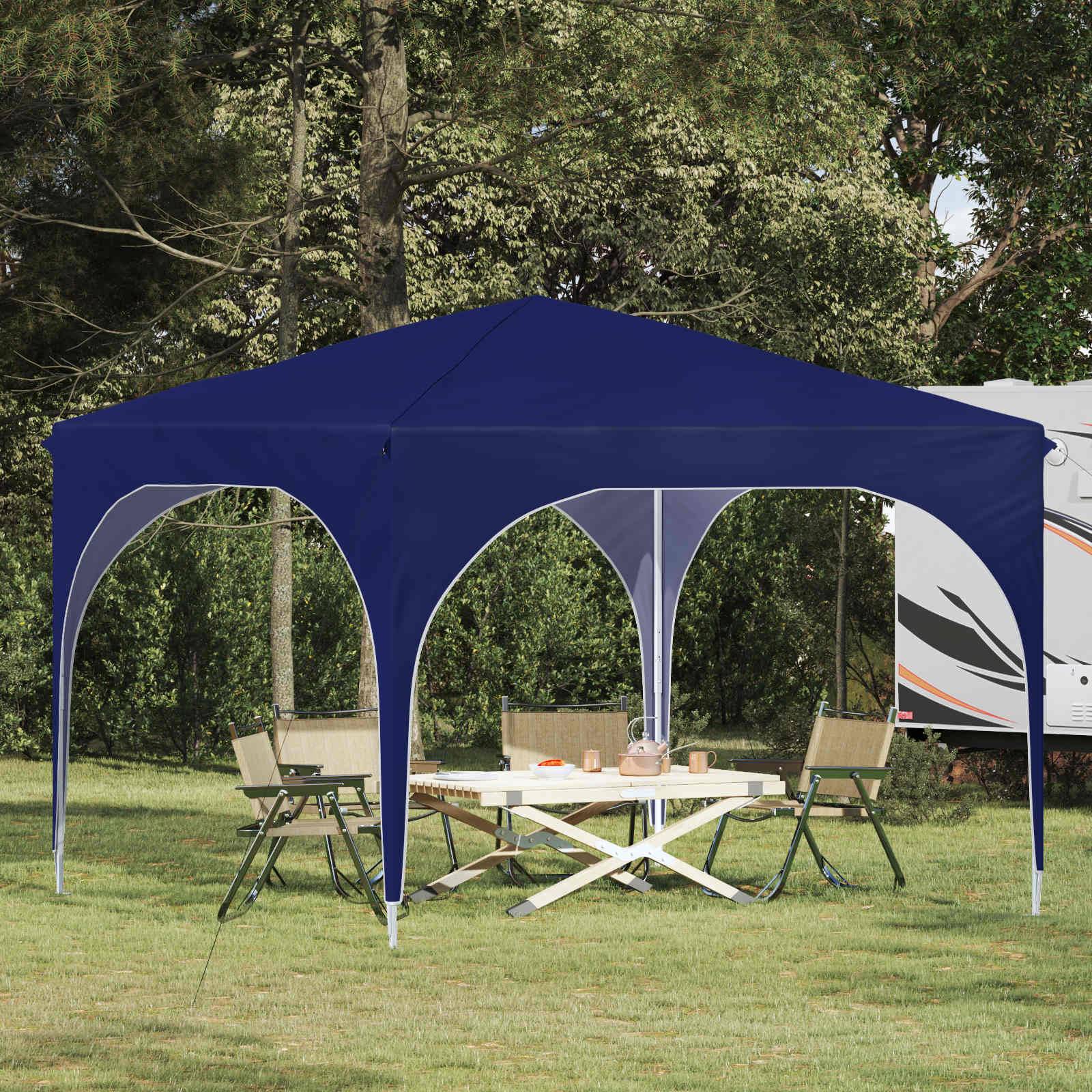 vidaXL Pop-up Partyzelt 290 x 290 x 245 cm Blau