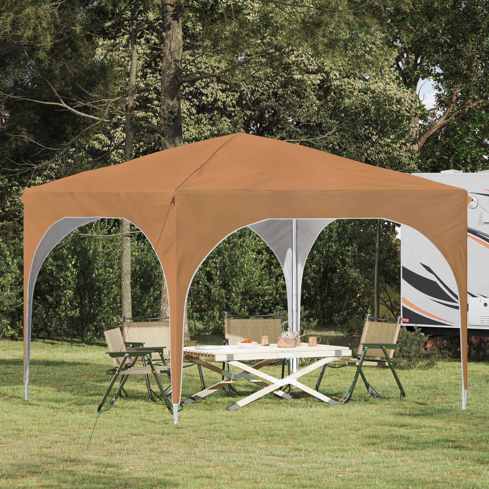vidaXL Pop-up Partyzelt 290 x 290 x 245 cm Beige