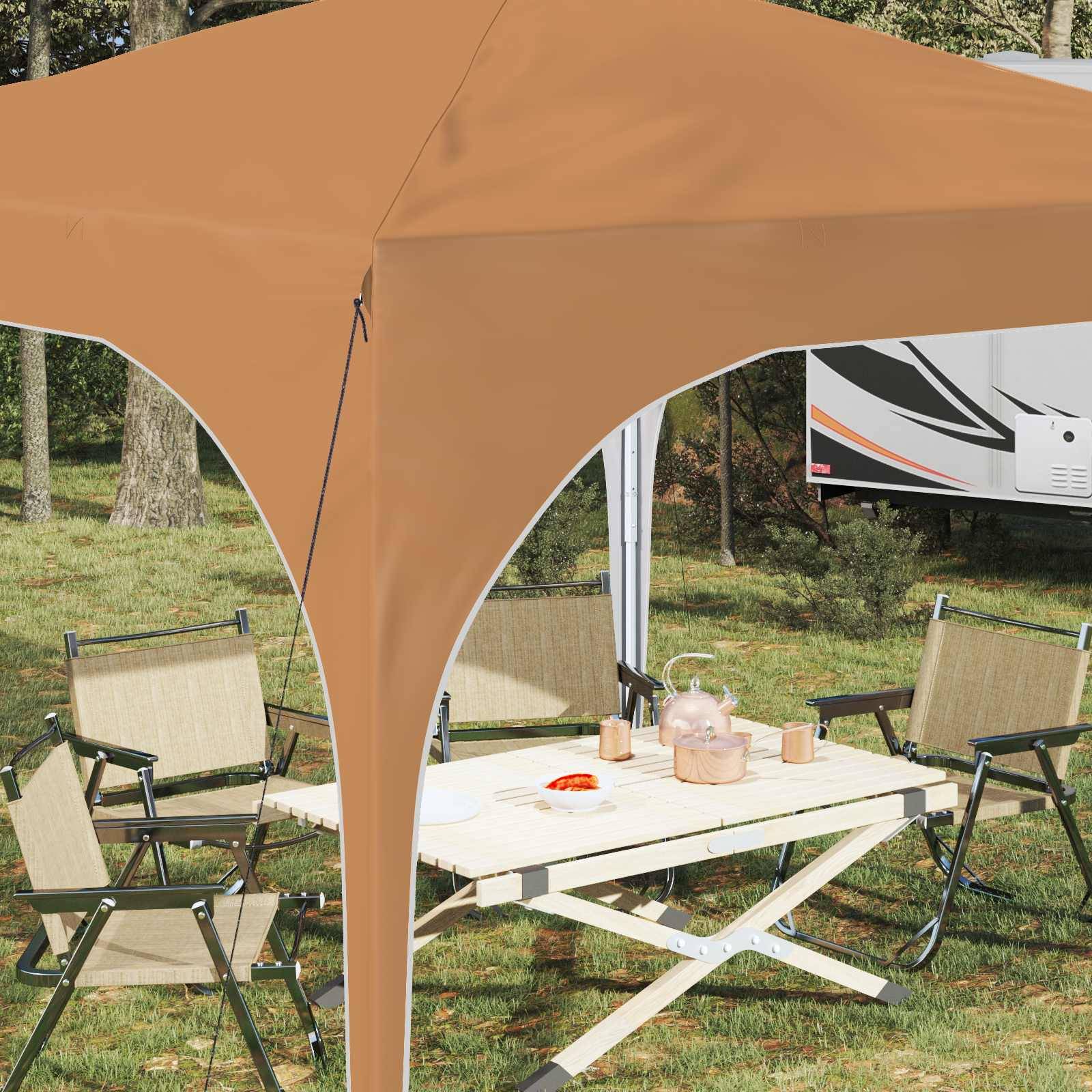 vidaXL Pop-up Partyzelt 290 x 290 x 245 cm Beige