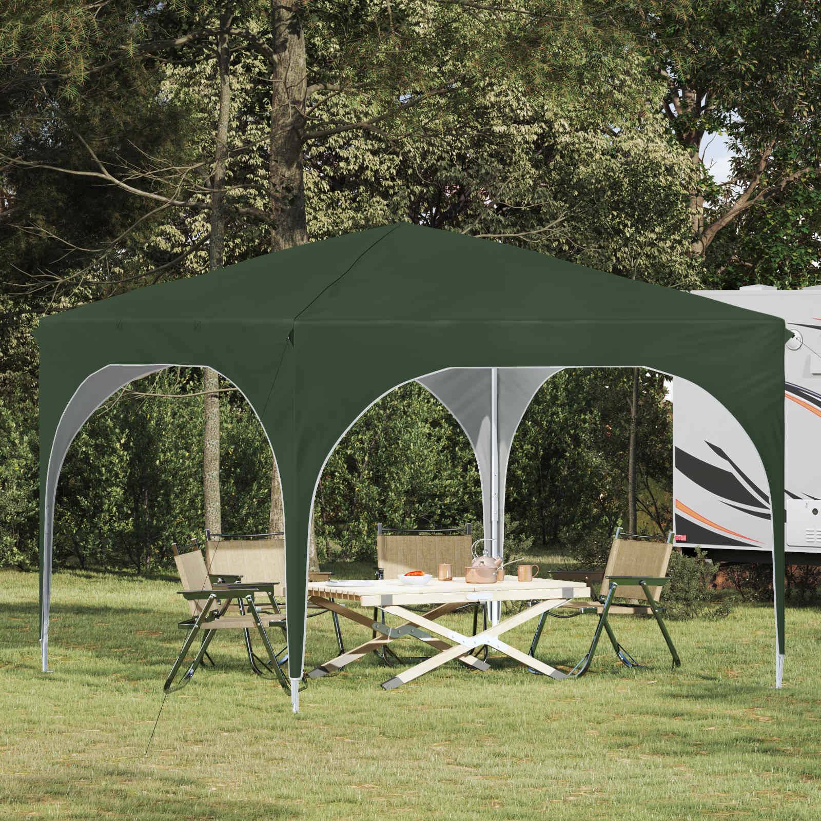 vidaXL Pop-up Partyzelt 290 x 290 x 245 cm Grün