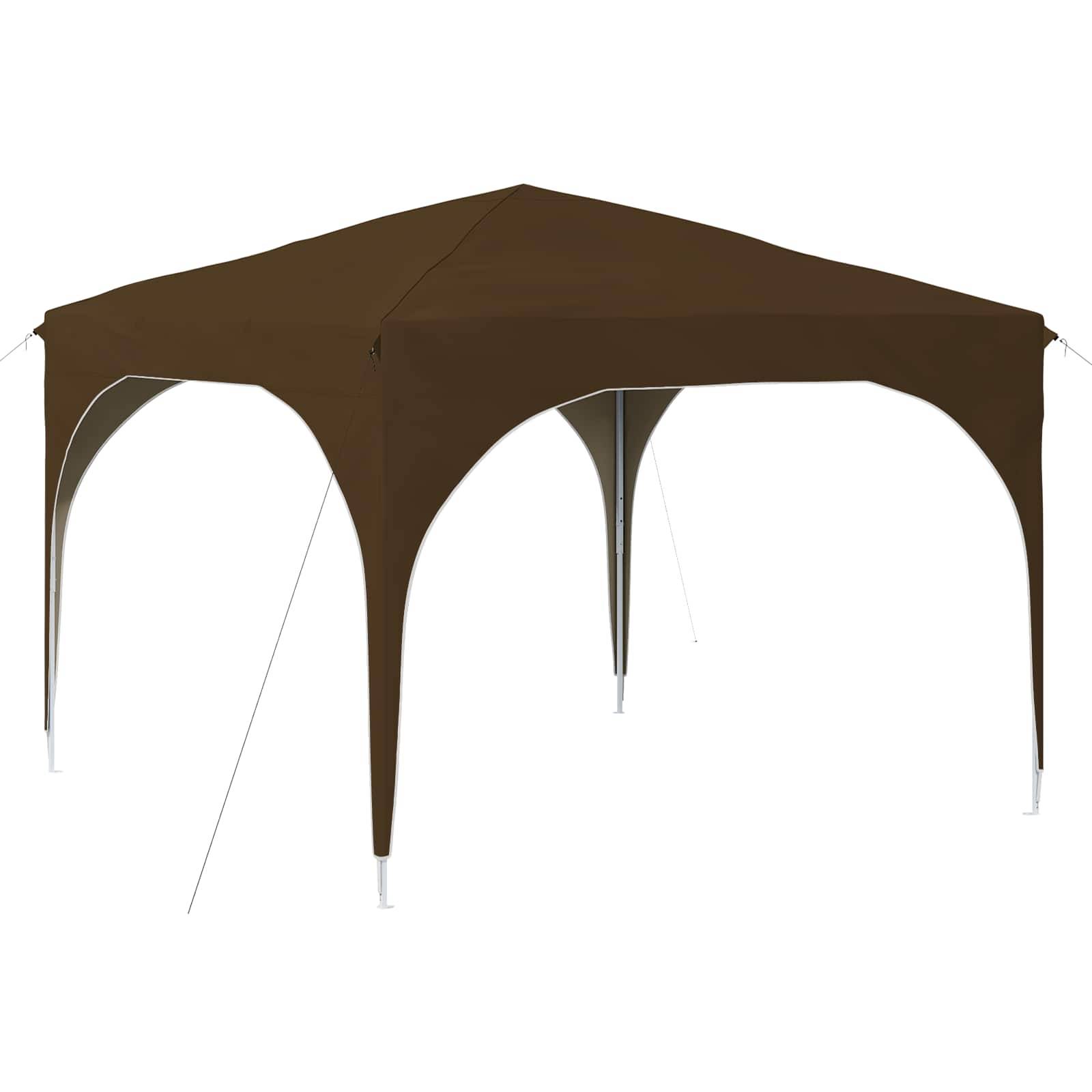 vidaXL Pop-up Partyzelt 290 x 290 x 245 cm Taupe