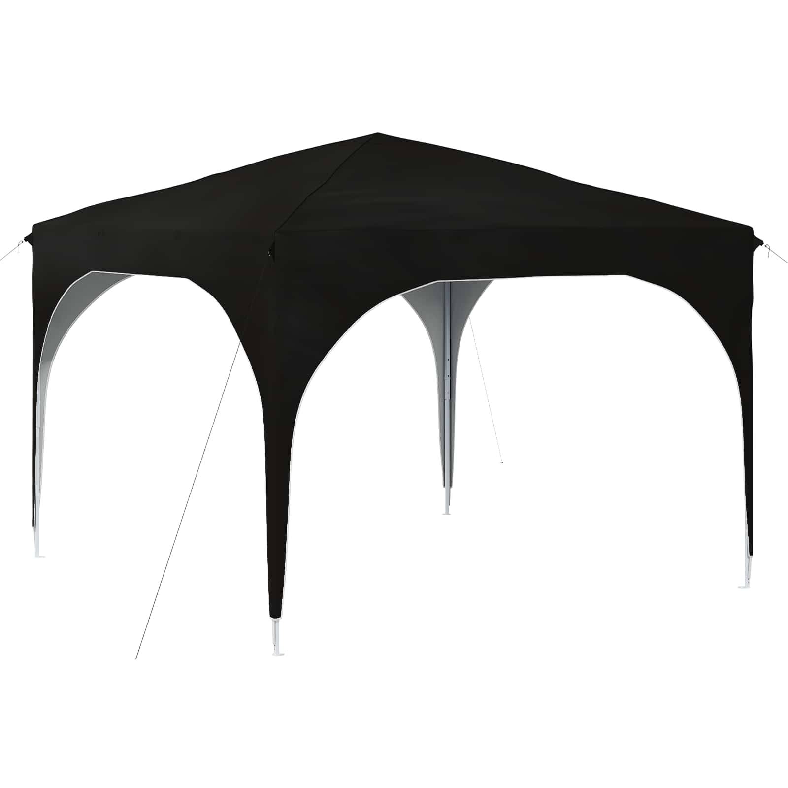 vidaXL Pop-up Partyzelt 290 x 290 x 245 cm Schwarz
