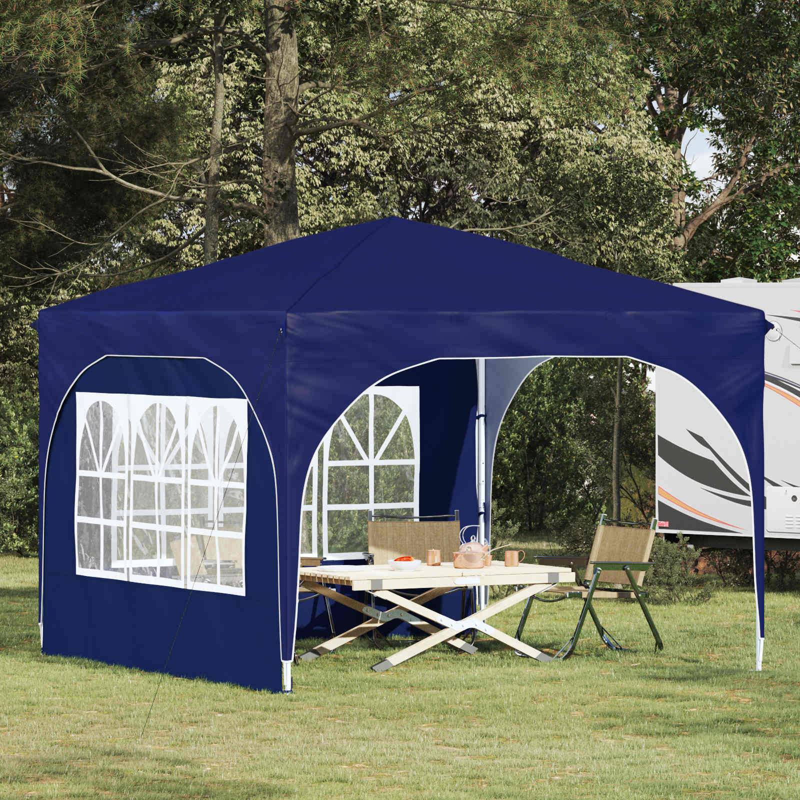 vidaXL Pop-up Partyzelt 290 x 290 x 245 cm Blau