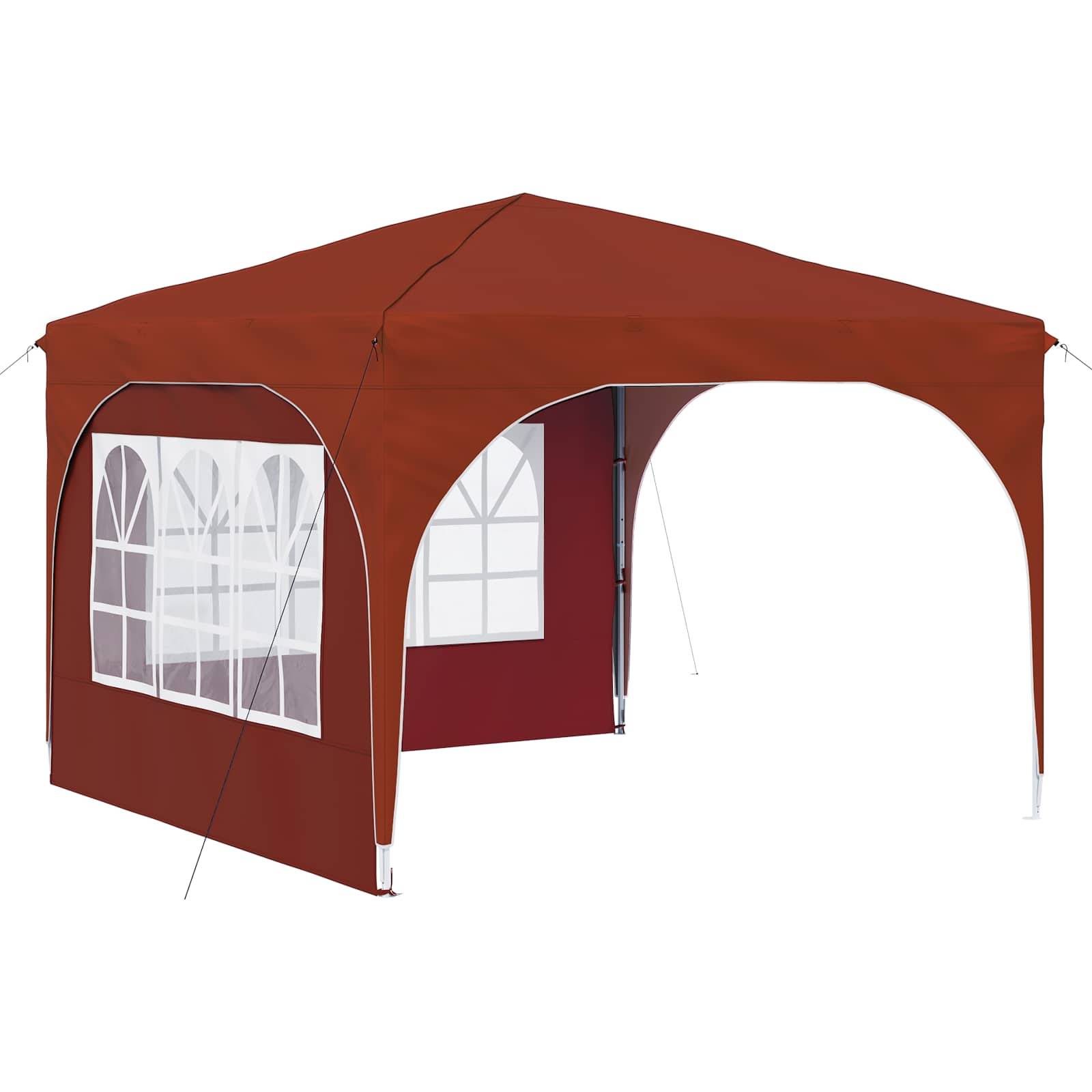 vidaXL Pop-up Partyzelt 290 x 290 x 245 cm Terrakotta