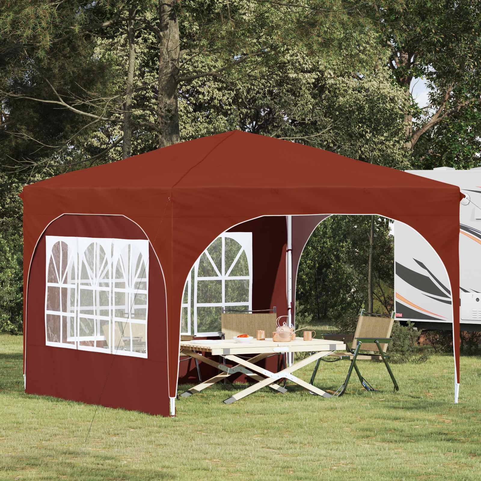 vidaXL Pop-up Partyzelt 290 x 290 x 245 cm Terrakotta