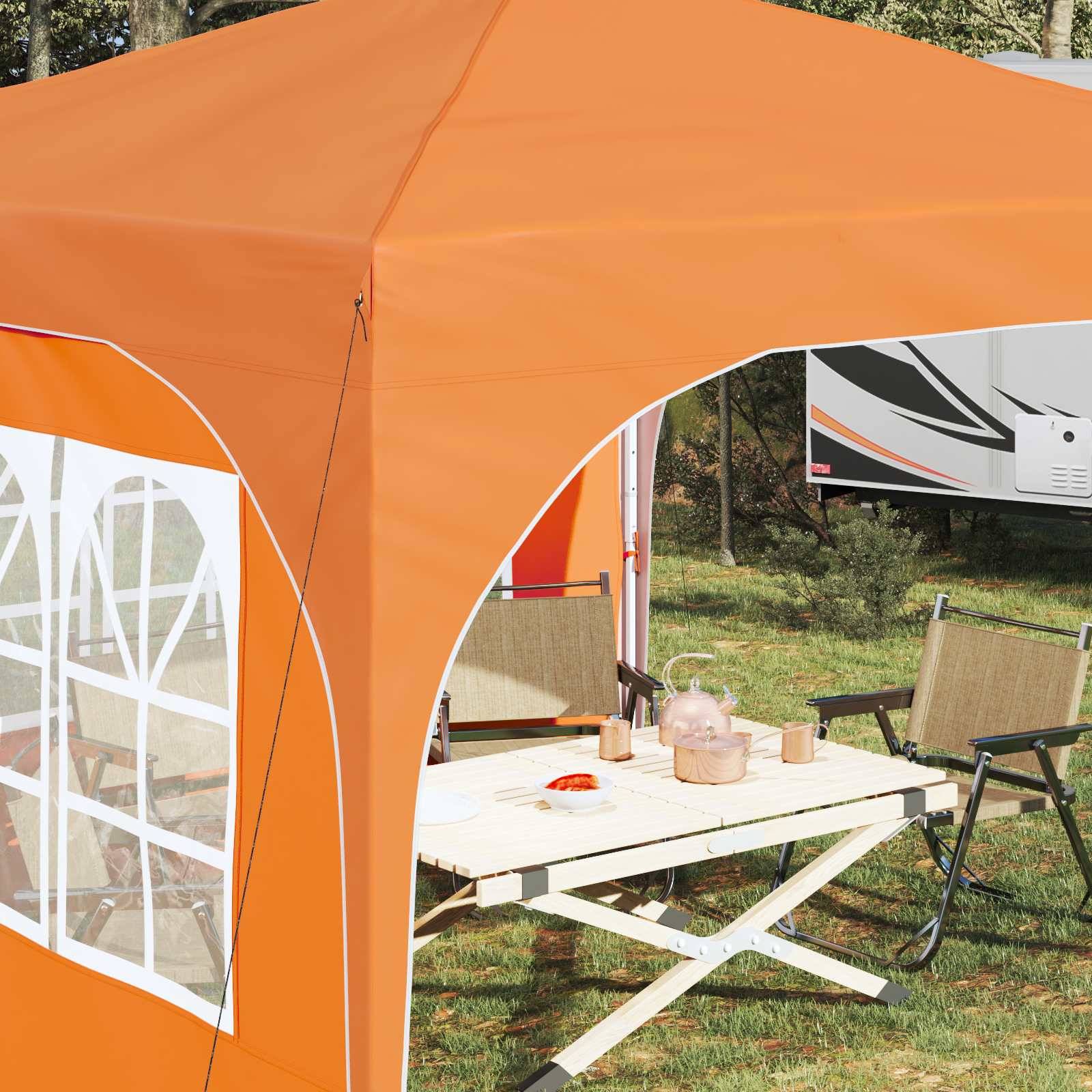 vidaXL Pop-up Partyzelt 290 x 290 x 245 cm Orange