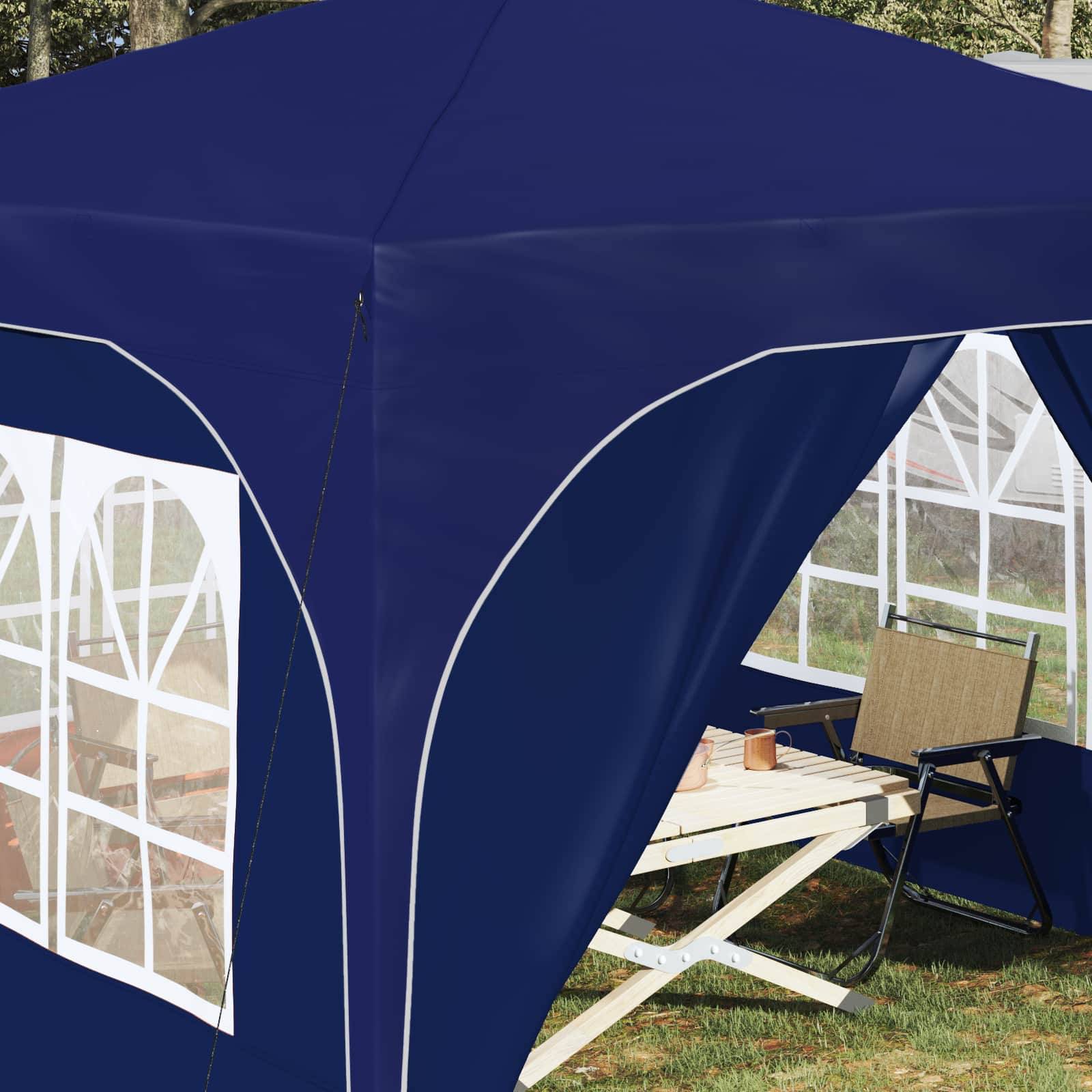 vidaXL Pop-up Partyzelt 290 x 290 x 245 cm Blau