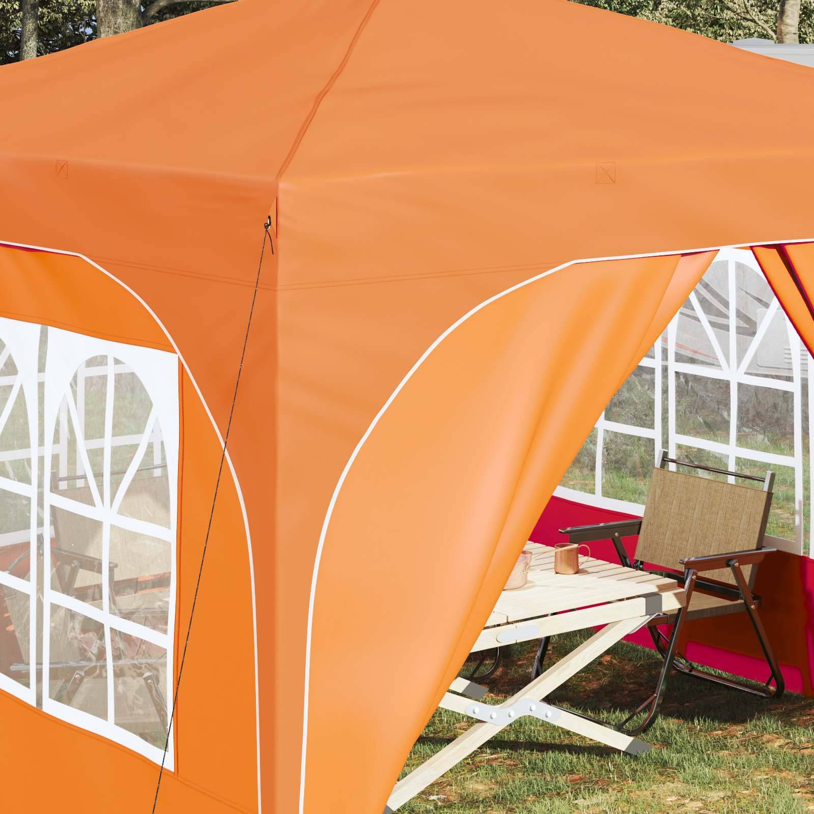 vidaXL Pop-up Partyzelt 290 x 290 x 245 cm Orange
