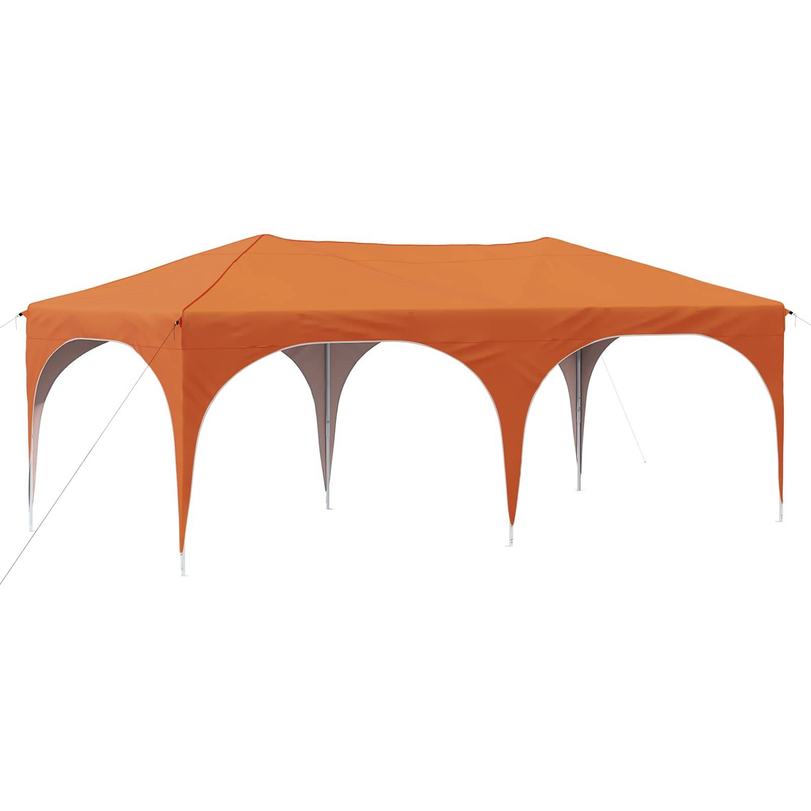 vidaXL Pop-up Partyzelt Orange 575 x 288 x 245 cm Oxford-Stoff