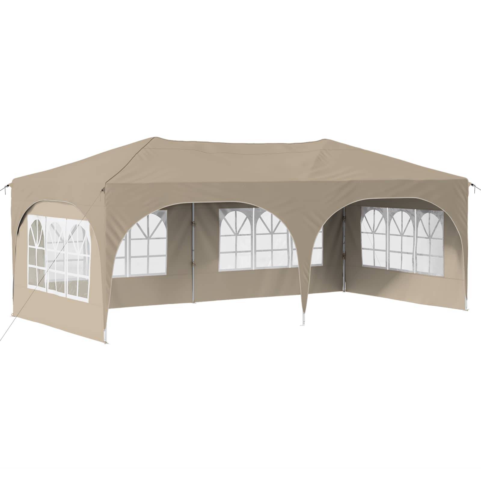 vidaXL Pop-up Partyzelt Creme 575 x 288 x 245 cm Oxford-Stoff