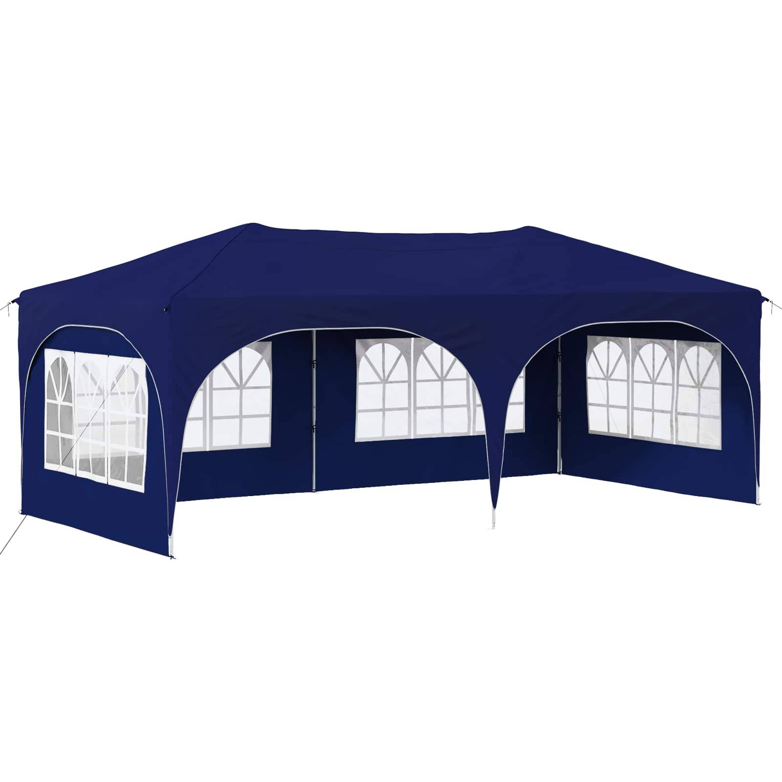 vidaXL Pop-up Partyzelt Blau 575 x 288 x 245 cm Oxford-Stoff