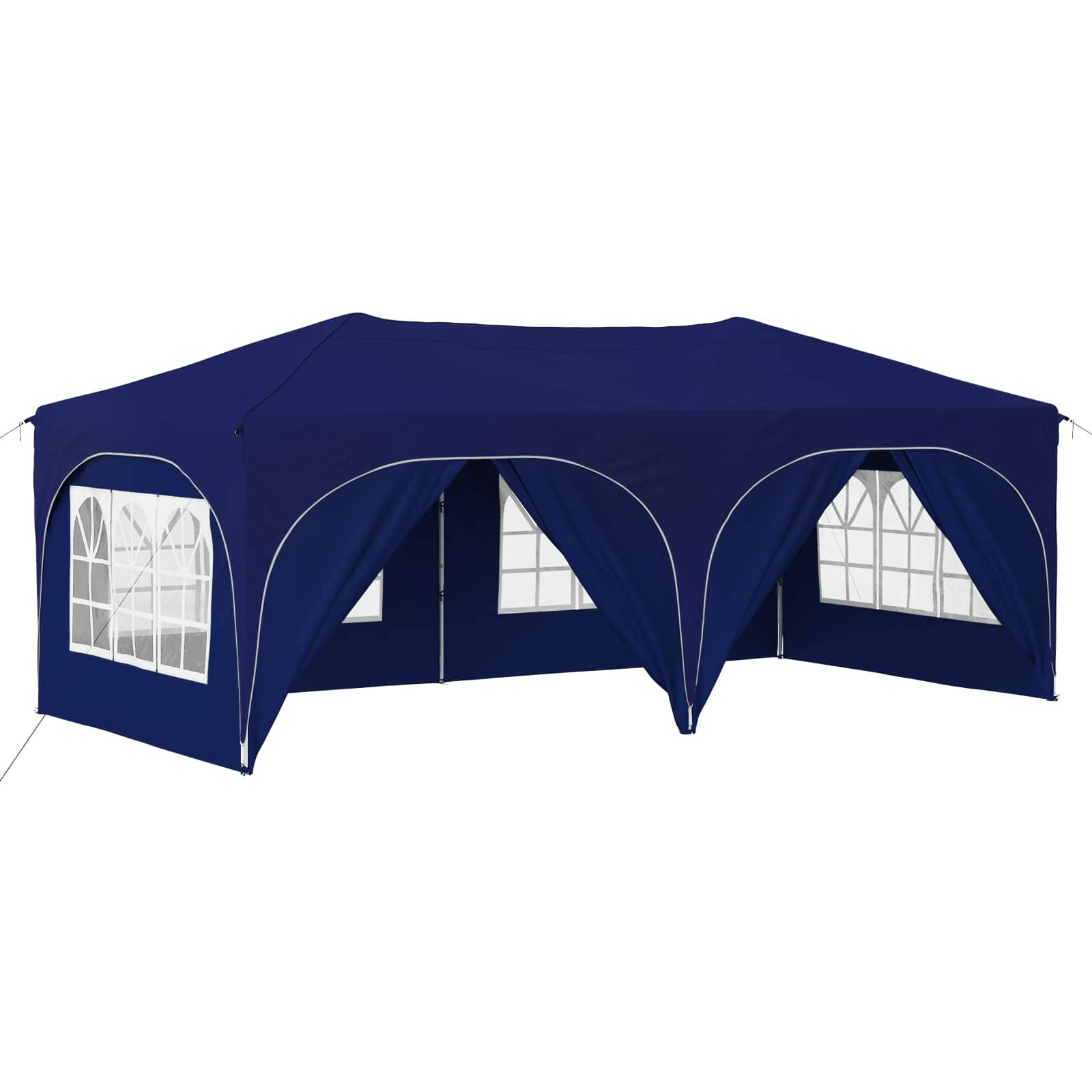 vidaXL Pop-up Partyzelt Blau 575 x 288 x 245 cm Oxford-Stoff