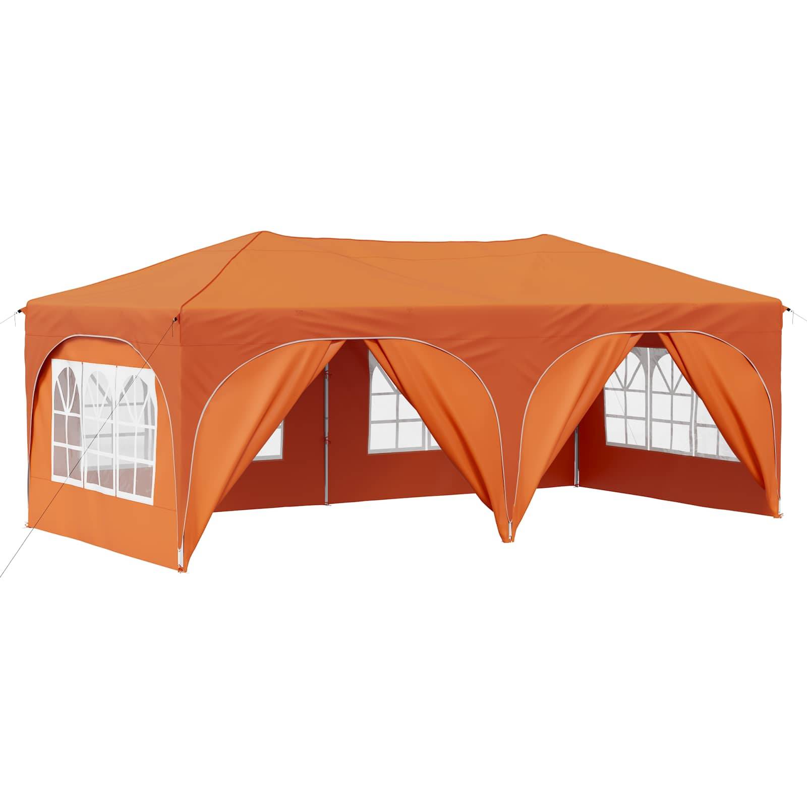 vidaXL Pop-up Partyzelt Orange 575 x 288 x 245 cm Oxford-Stoff