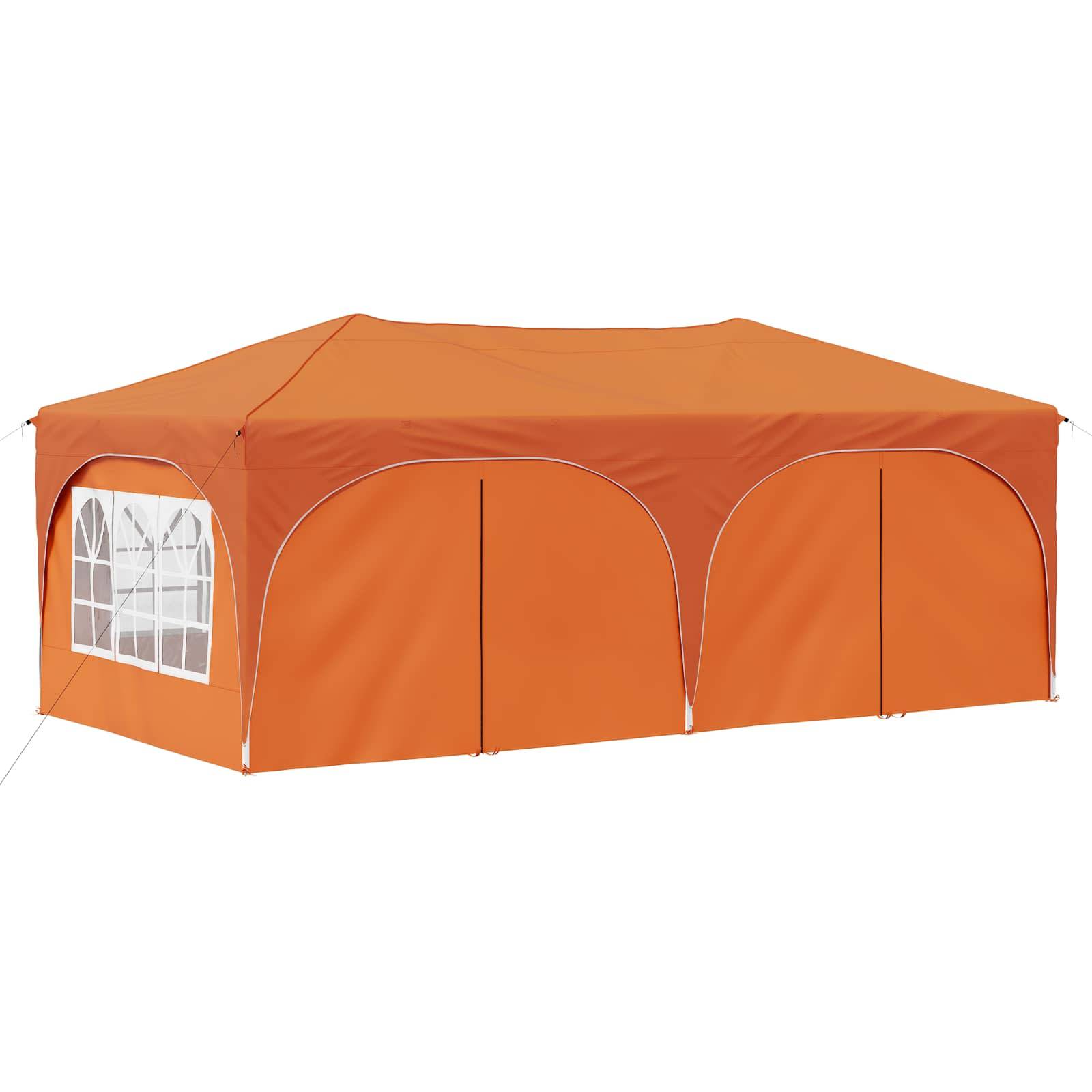 vidaXL Pop-up Partyzelt Orange 575 x 288 x 245 cm Oxford-Stoff