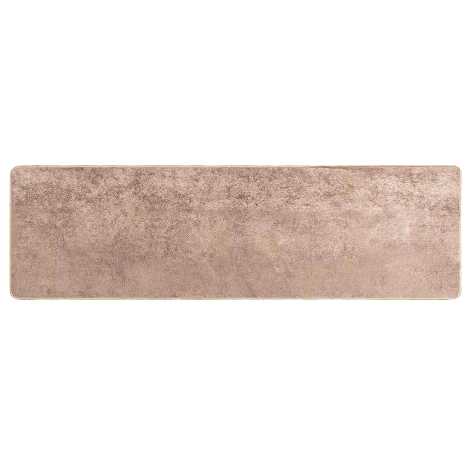 vidaXL Teppichläufer MARSA Sand 50 x 200 cm Polyester und PVC