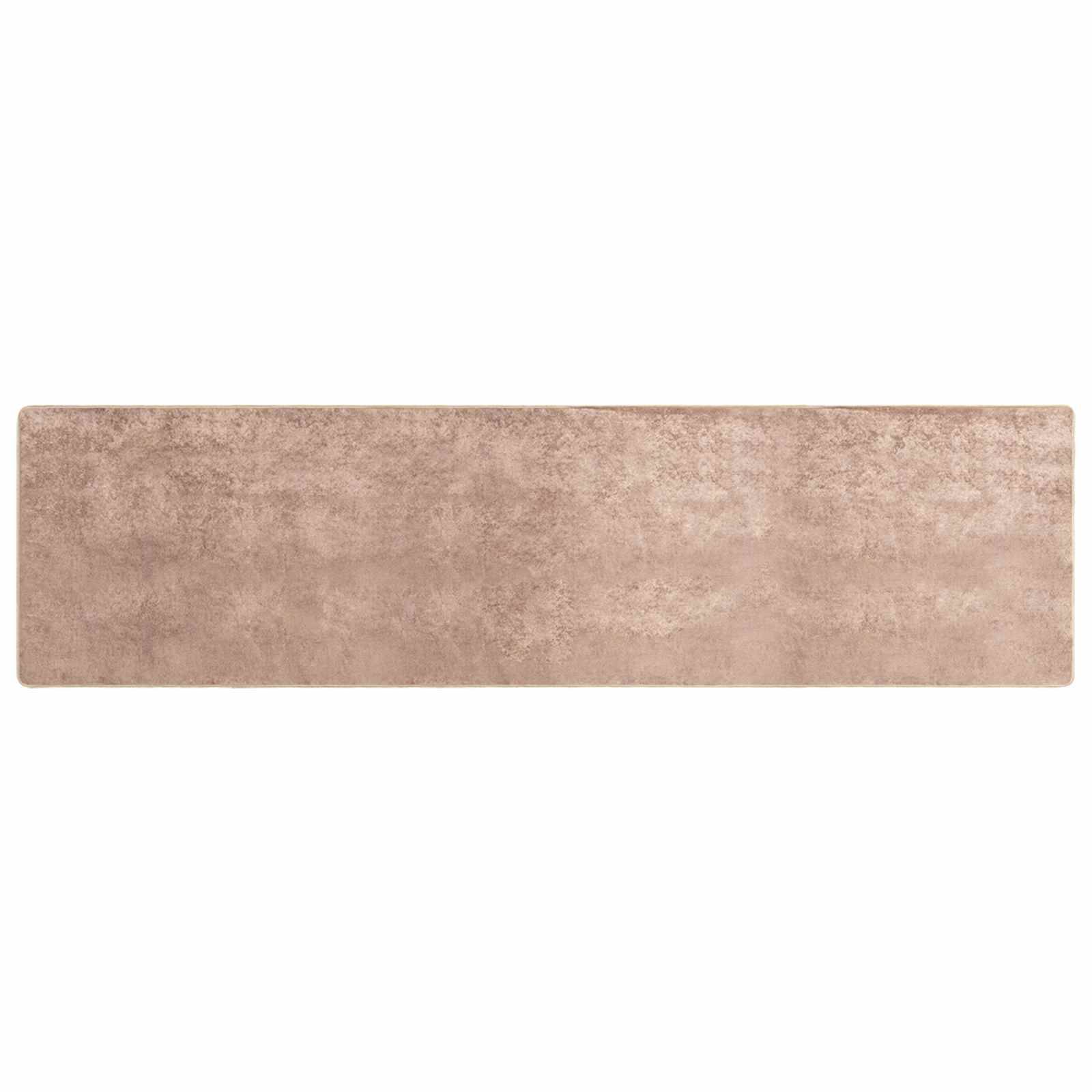 vidaXL Teppichläufer MARSA Sand 80 x 300 cm Polyester und PVC