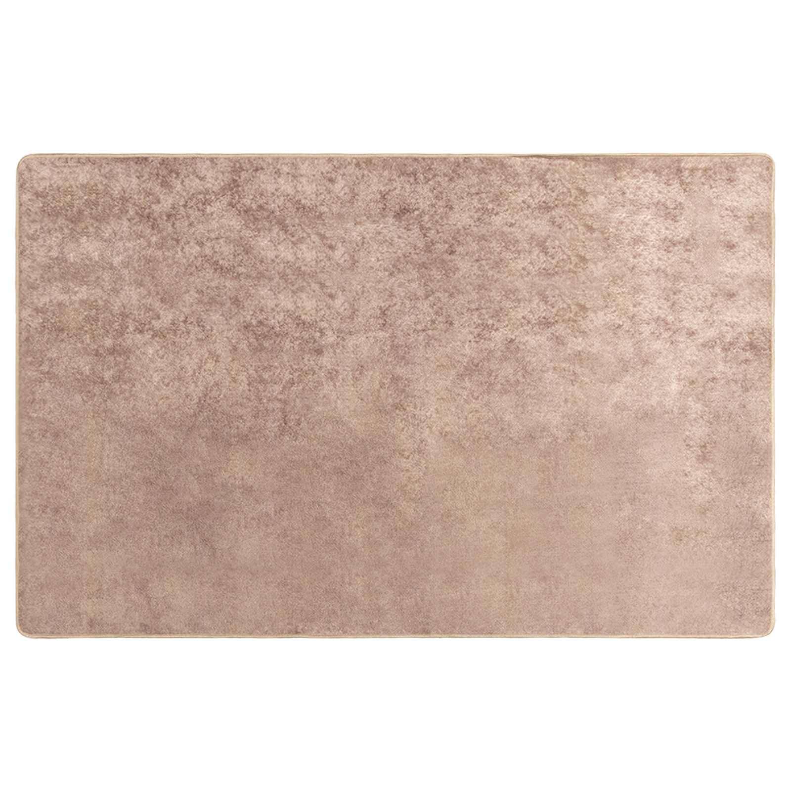 vidaXL Teppichläufer MARSA Sand 120 x 170 cm Polyester und PVC
