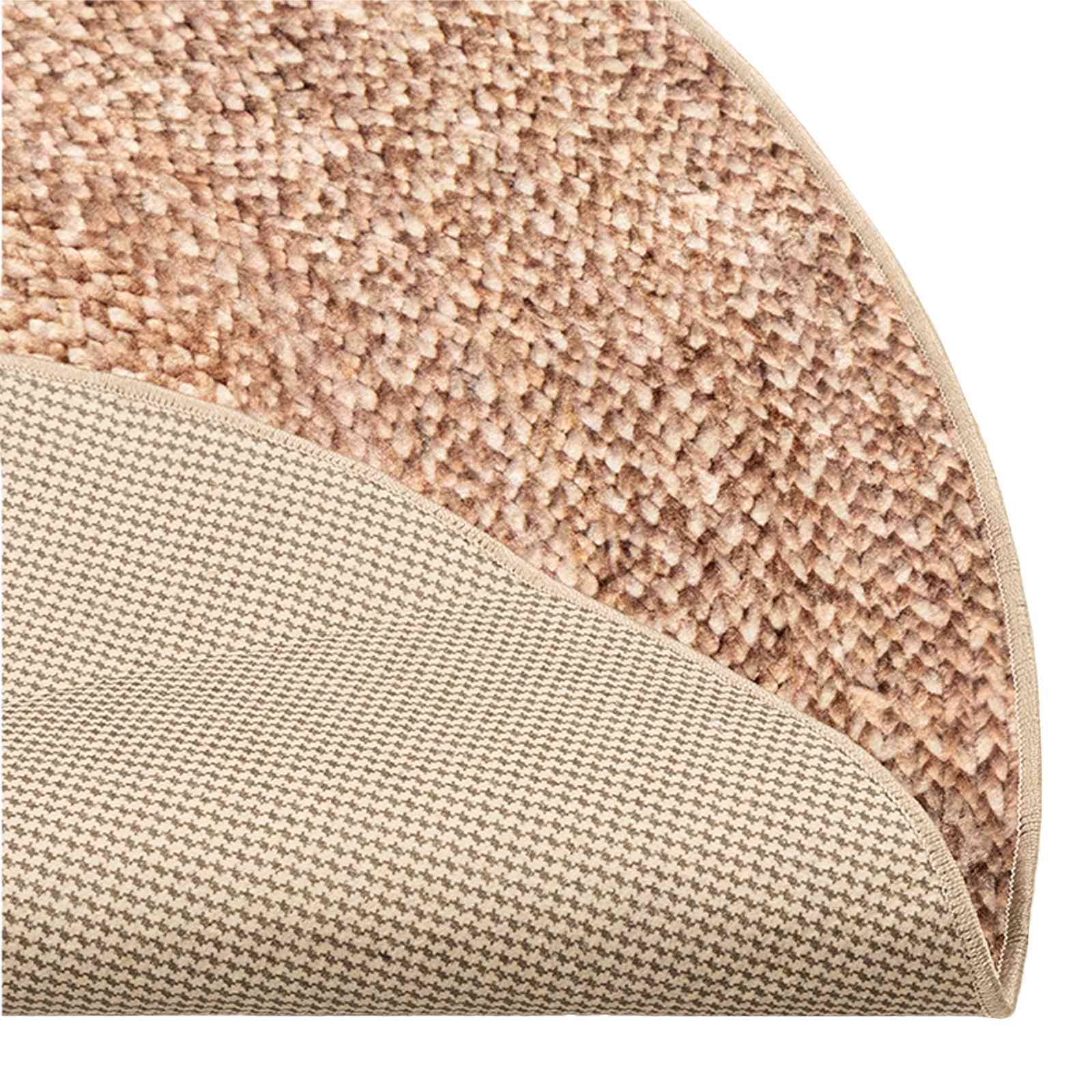 vidaXL Teppichläufer MARSA Gelb 120 x 120 cm Polyester und PVC