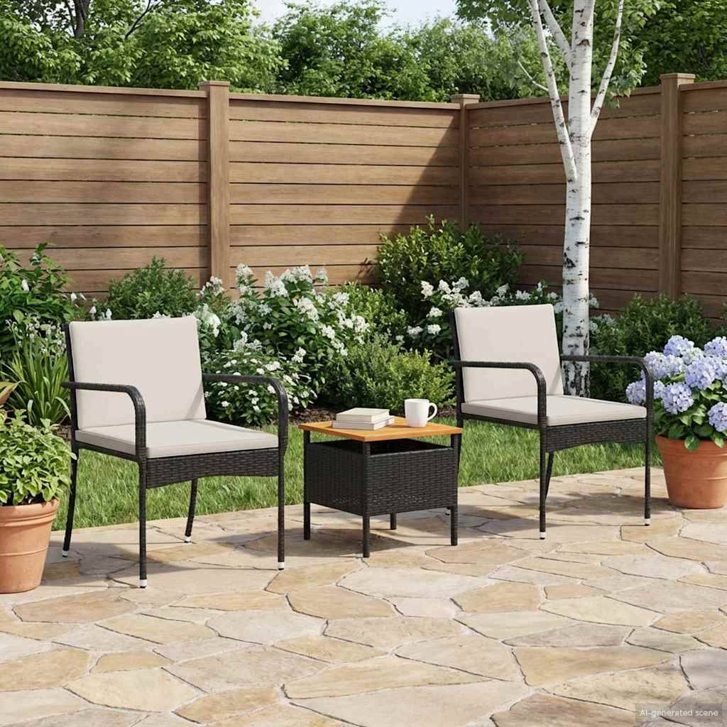 vidaXL Garten Set mit Kissen Stahl