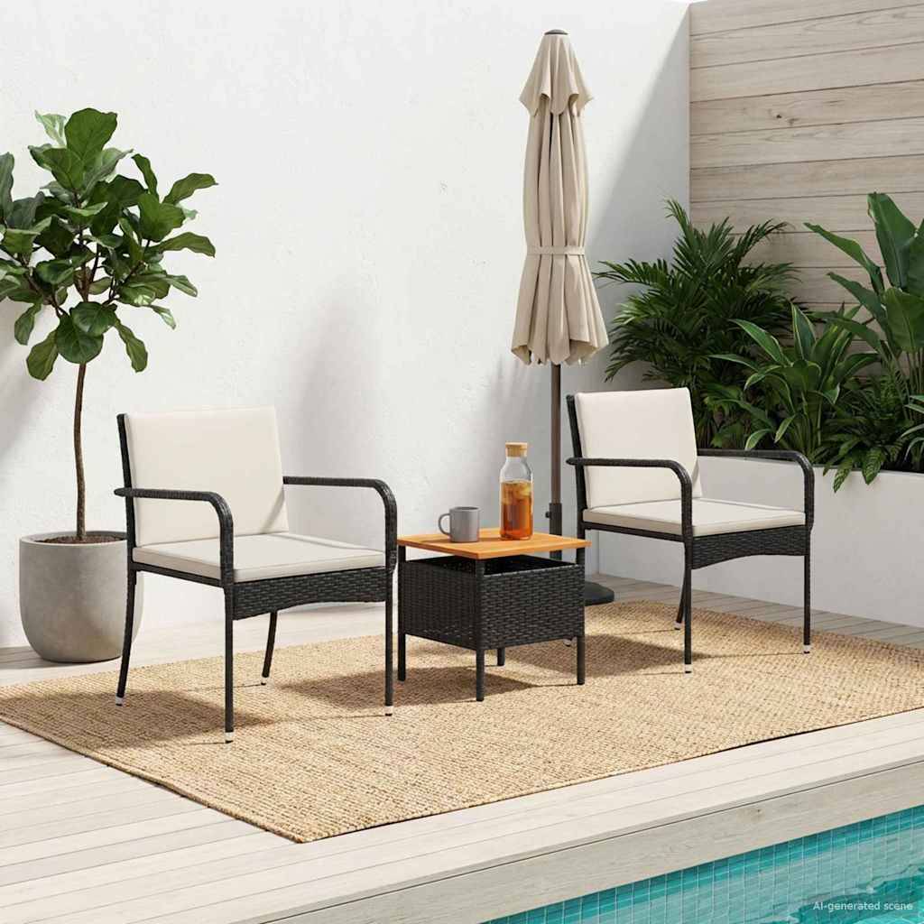 vidaXL Garten Set mit Kissen Stahl