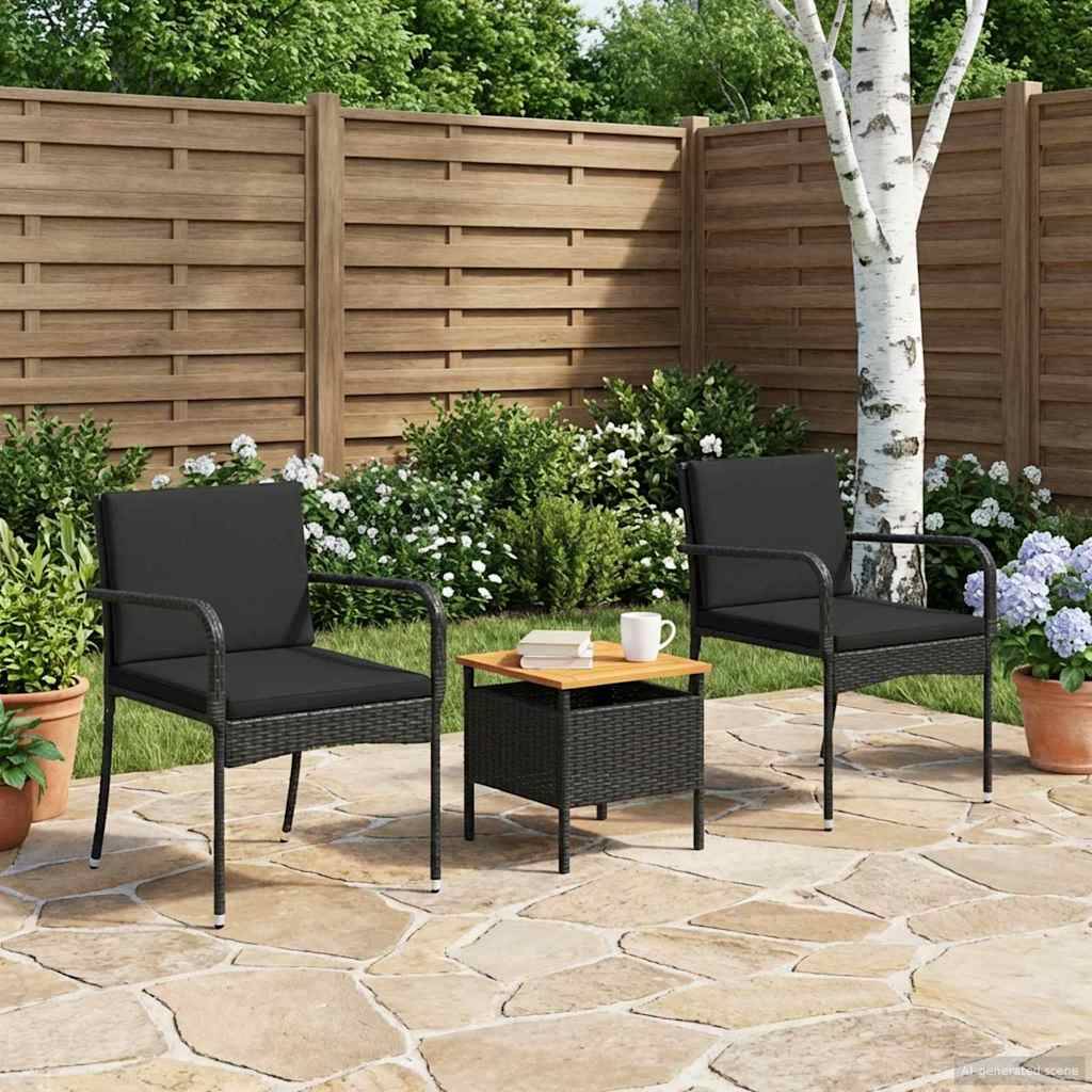 vidaXL Garten Set mit Kissen Stahl
