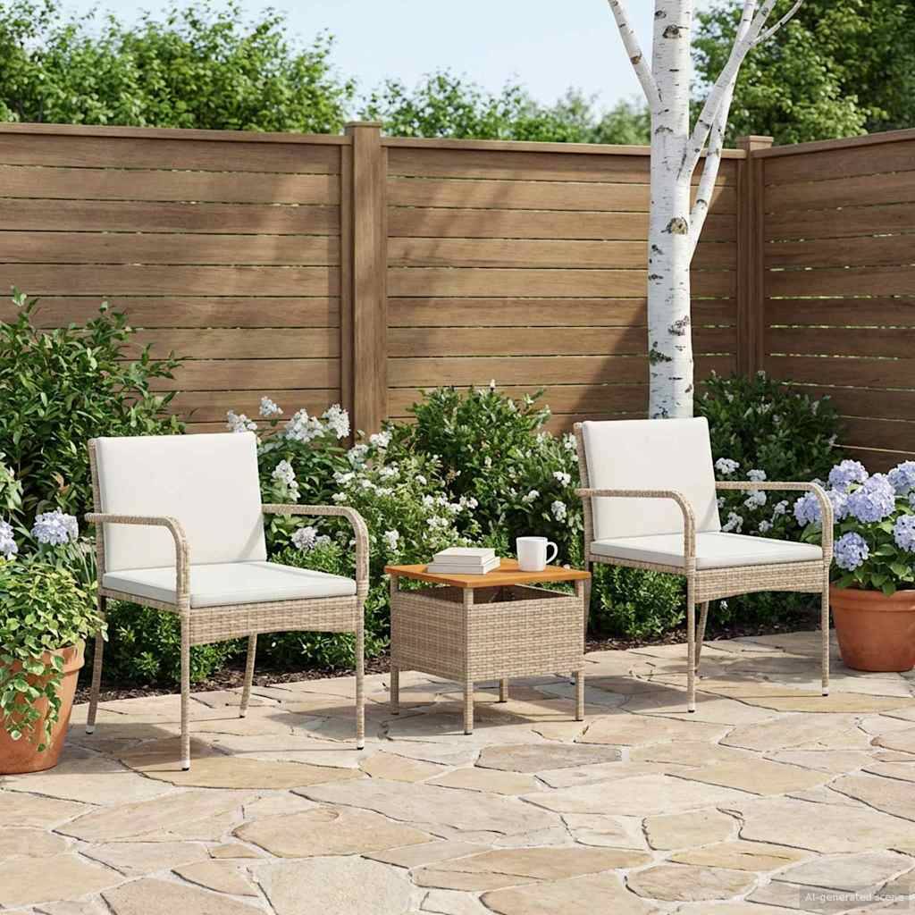 vidaXL Garten Set mit Kissen Stahl