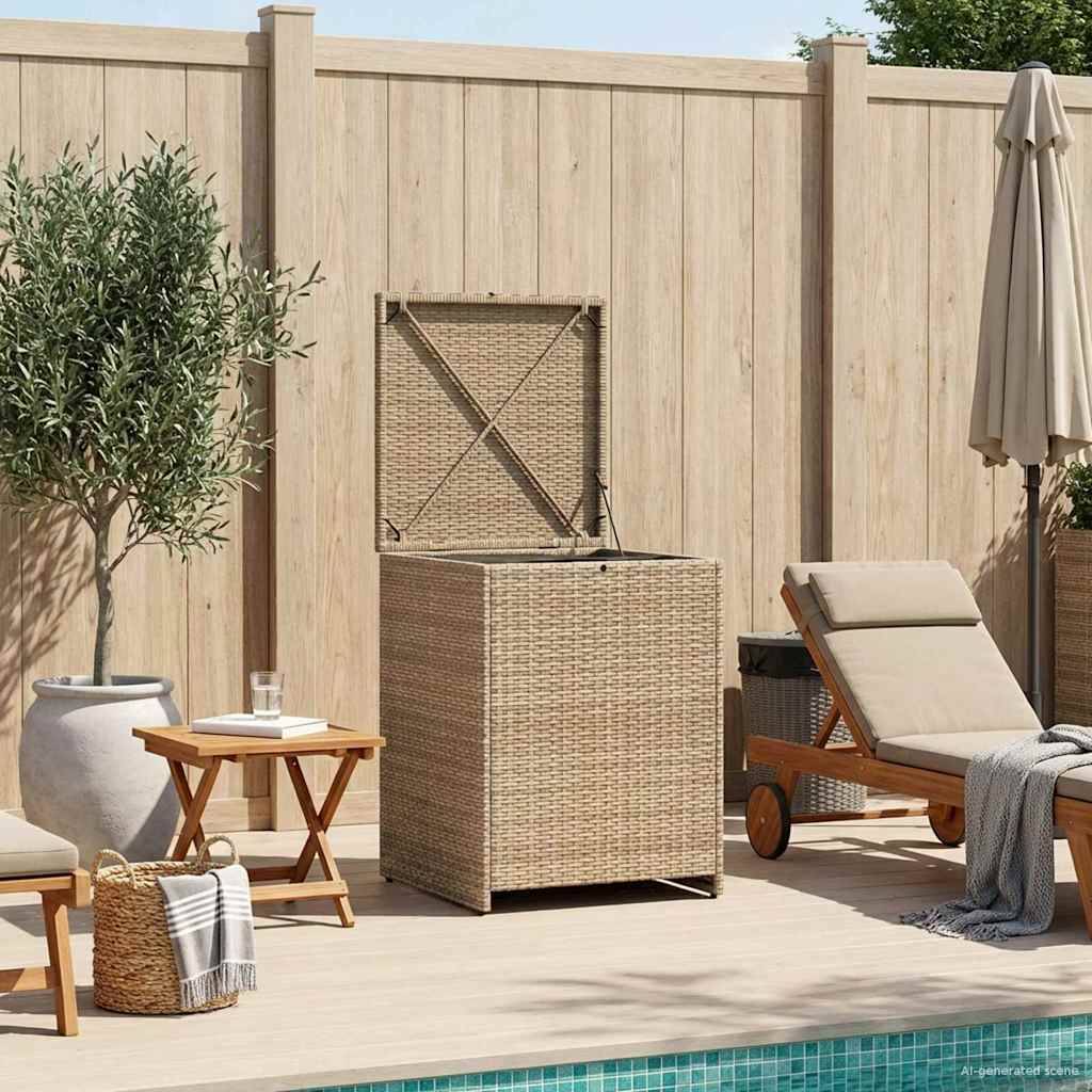 vidaXL Kissenbox 55 x 55 x 69 cm Stahl