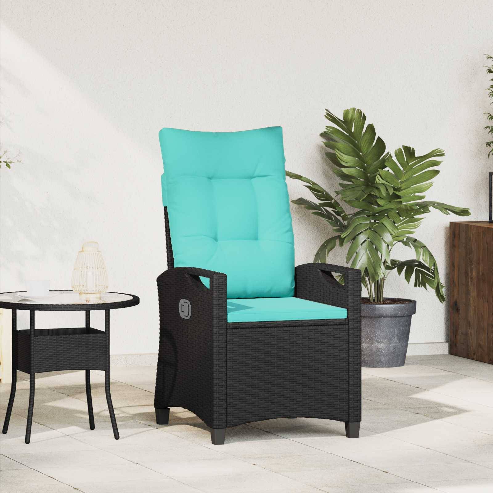 vidaXL Verstellbarer Gartenstuhl 56 x 60 x 112 cm Stahl
