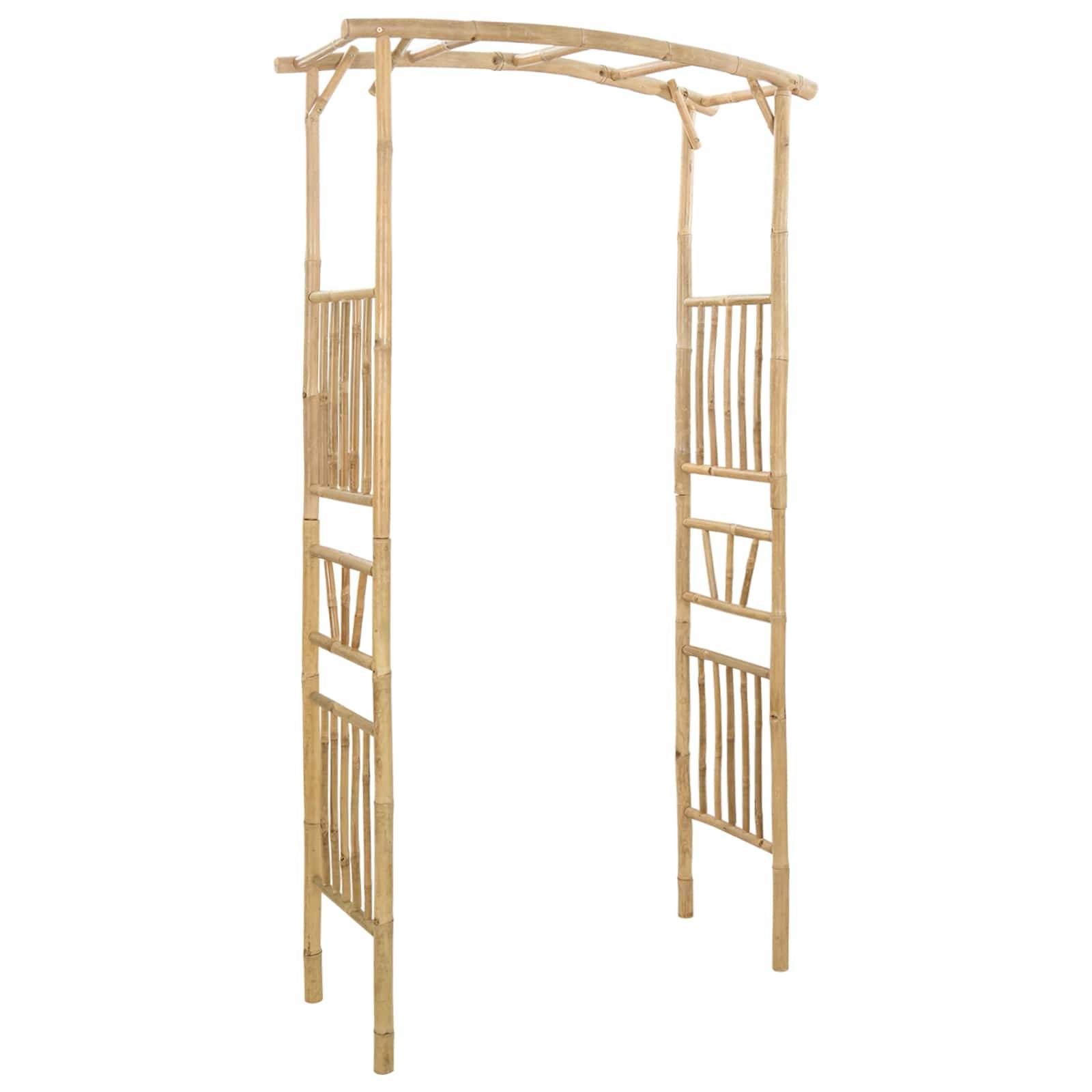 vidaXL Gartenbogen Natur 110 x 40 x 205 cm Bambus