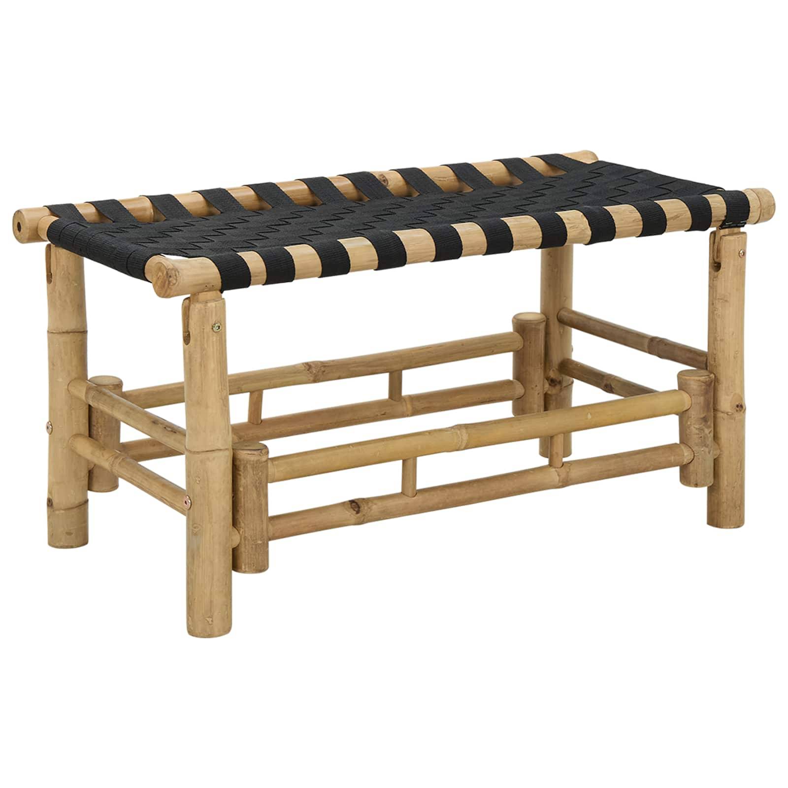 vidaXL Gartenbank Natur 80 x 38 x 40 cm Bambus