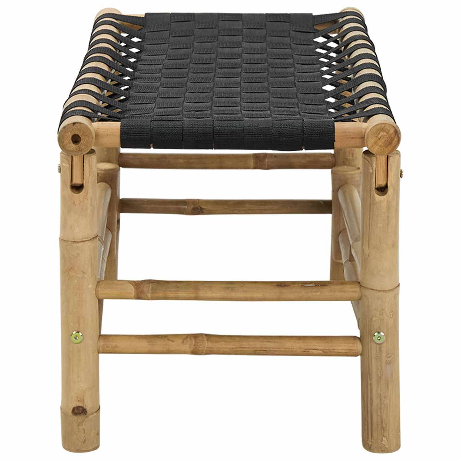 vidaXL Gartenbank Natur 80 x 38 x 40 cm Bambus
