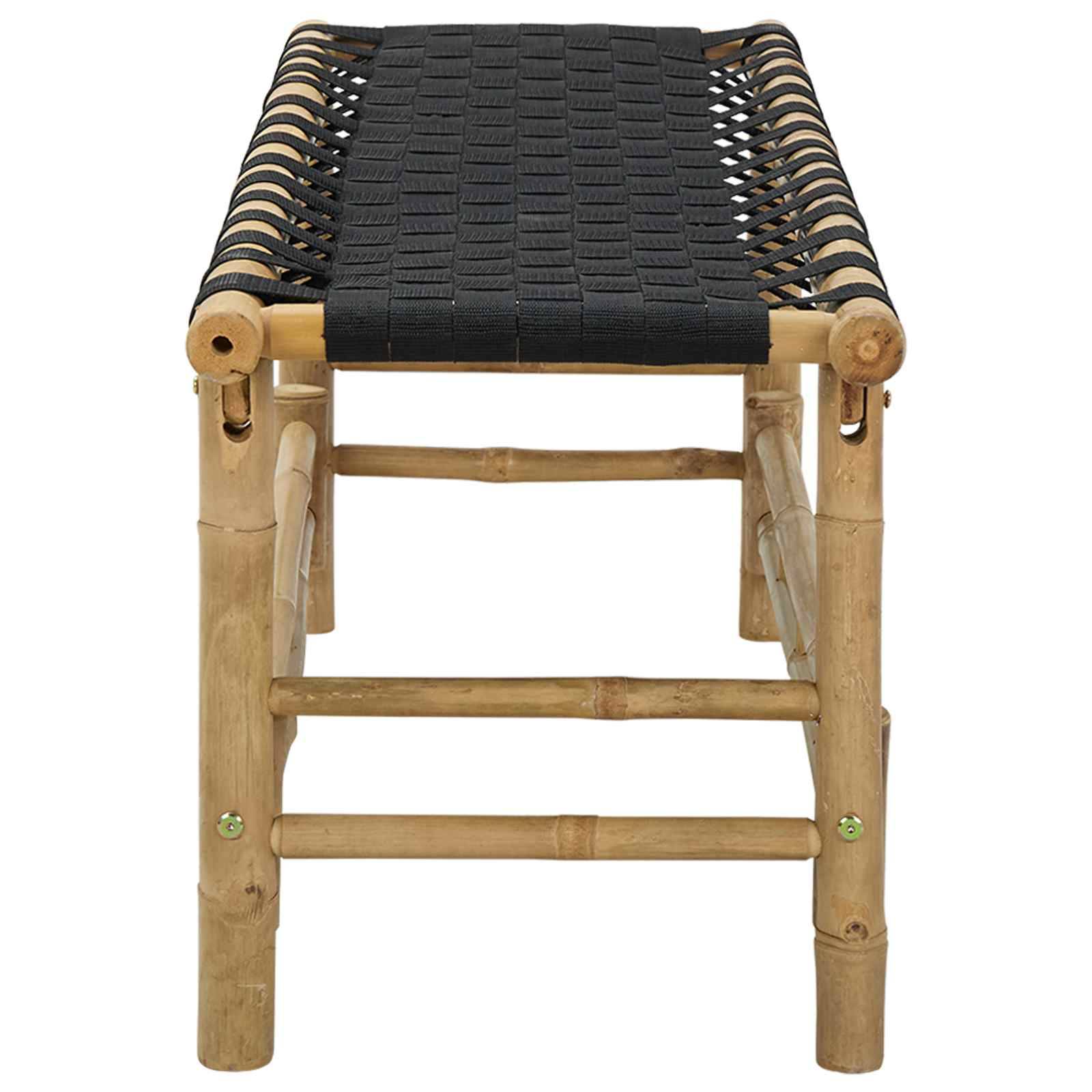 vidaXL Gartenbank Natur 110 x 38 x 40 cm Bambus
