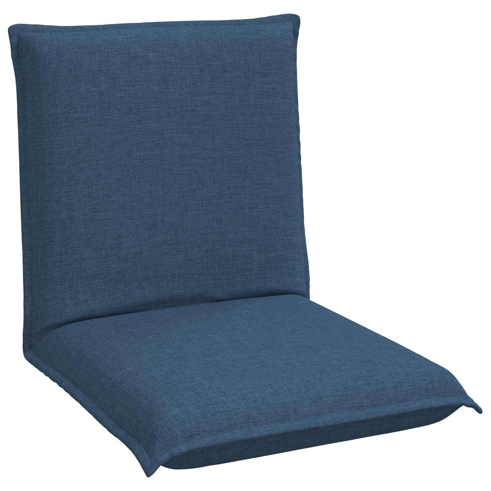 vidaXL Bodenstuhl Blau 54 x 64 x 59 cm Stoff