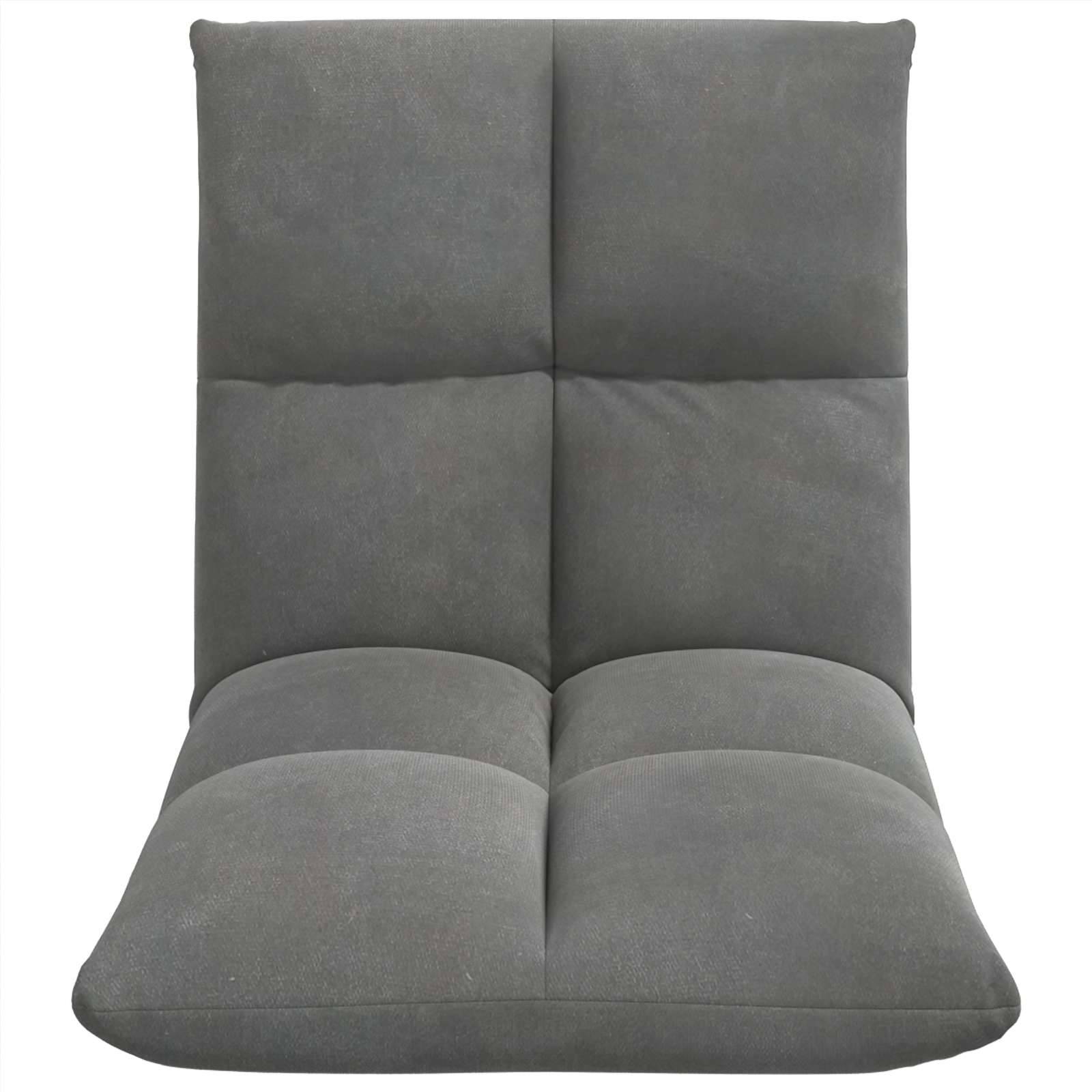 vidaXL Bodenstuhl Dunkelgrau 50 x 61 x 57 cm Samt