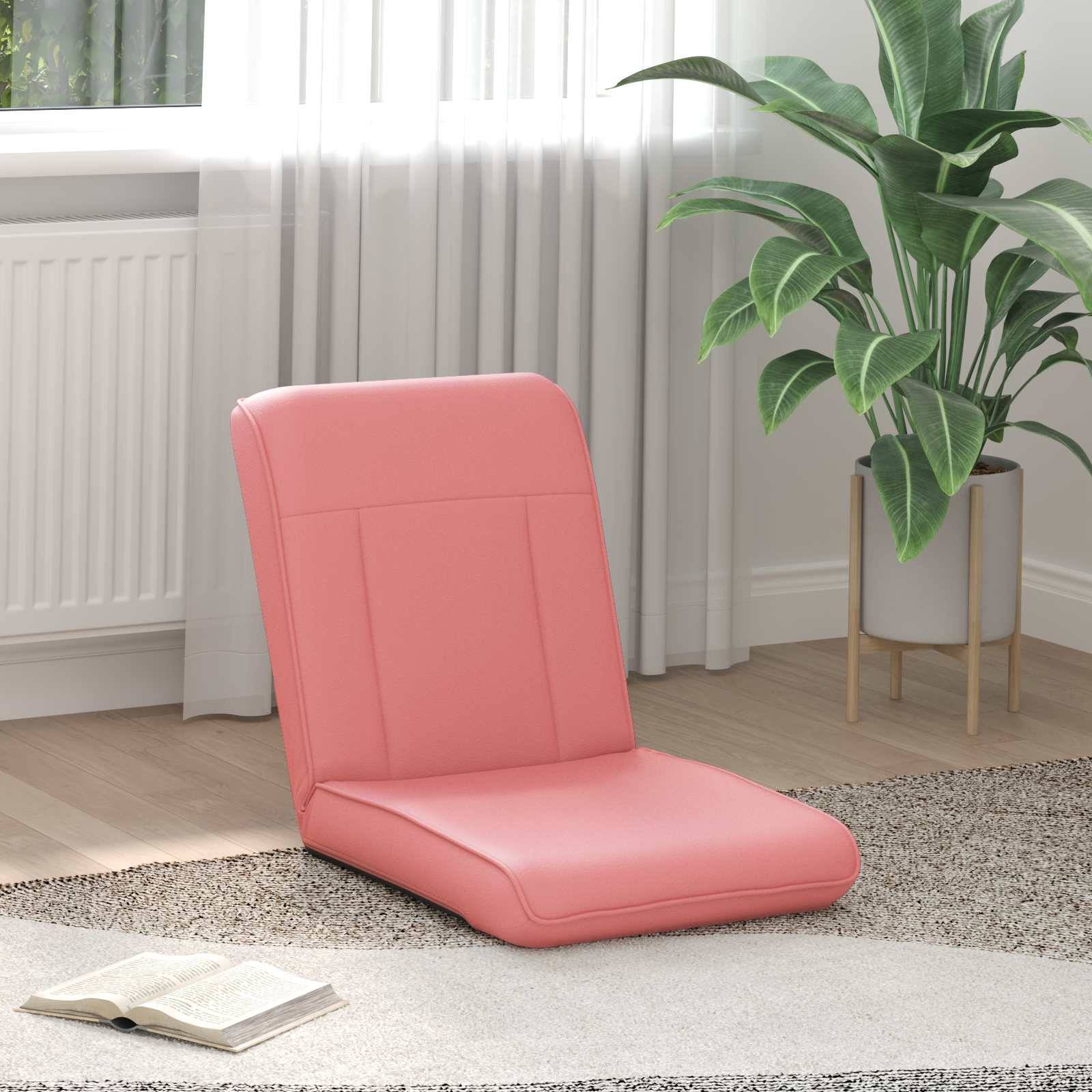 vidaXL Bodenstuhl Rosa 50 x 73 x 60 cm Kunstleder