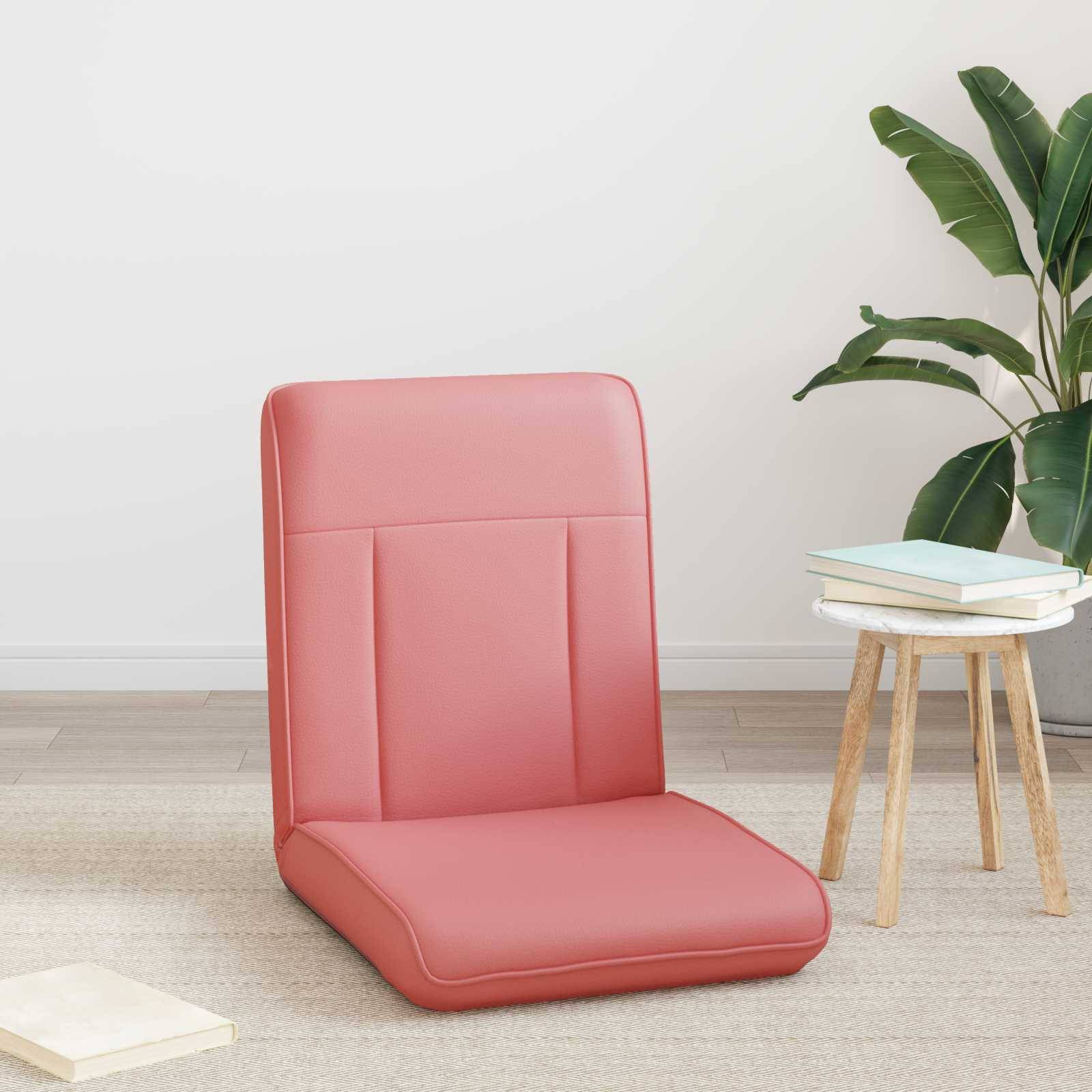 vidaXL Bodenstuhl Rosa 50 x 73 x 60 cm Kunstleder