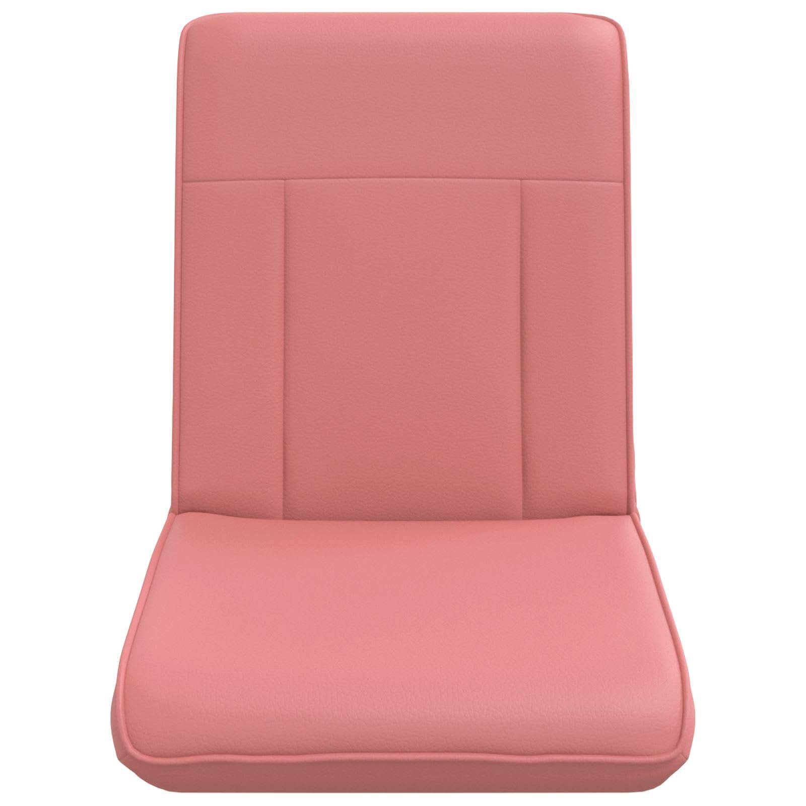 vidaXL Bodenstuhl Rosa 50 x 73 x 60 cm Kunstleder
