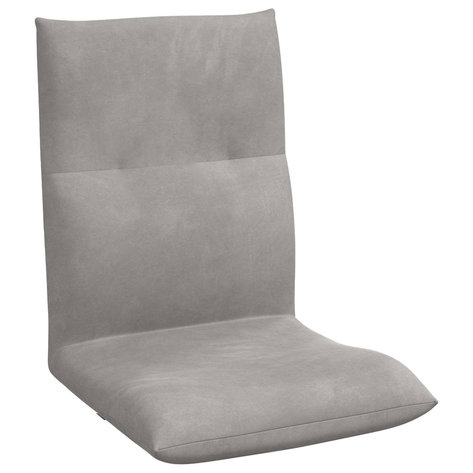 vidaXL Bodenstuhl Hellgrau 46 x 50 x 61 cm Samt