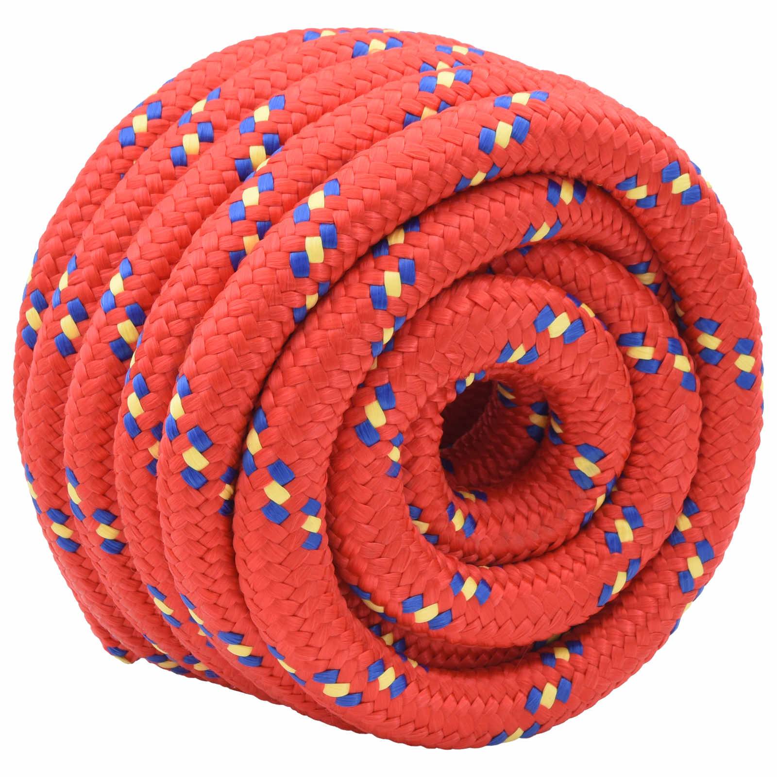 vidaXL Bootsseil Rot PP
