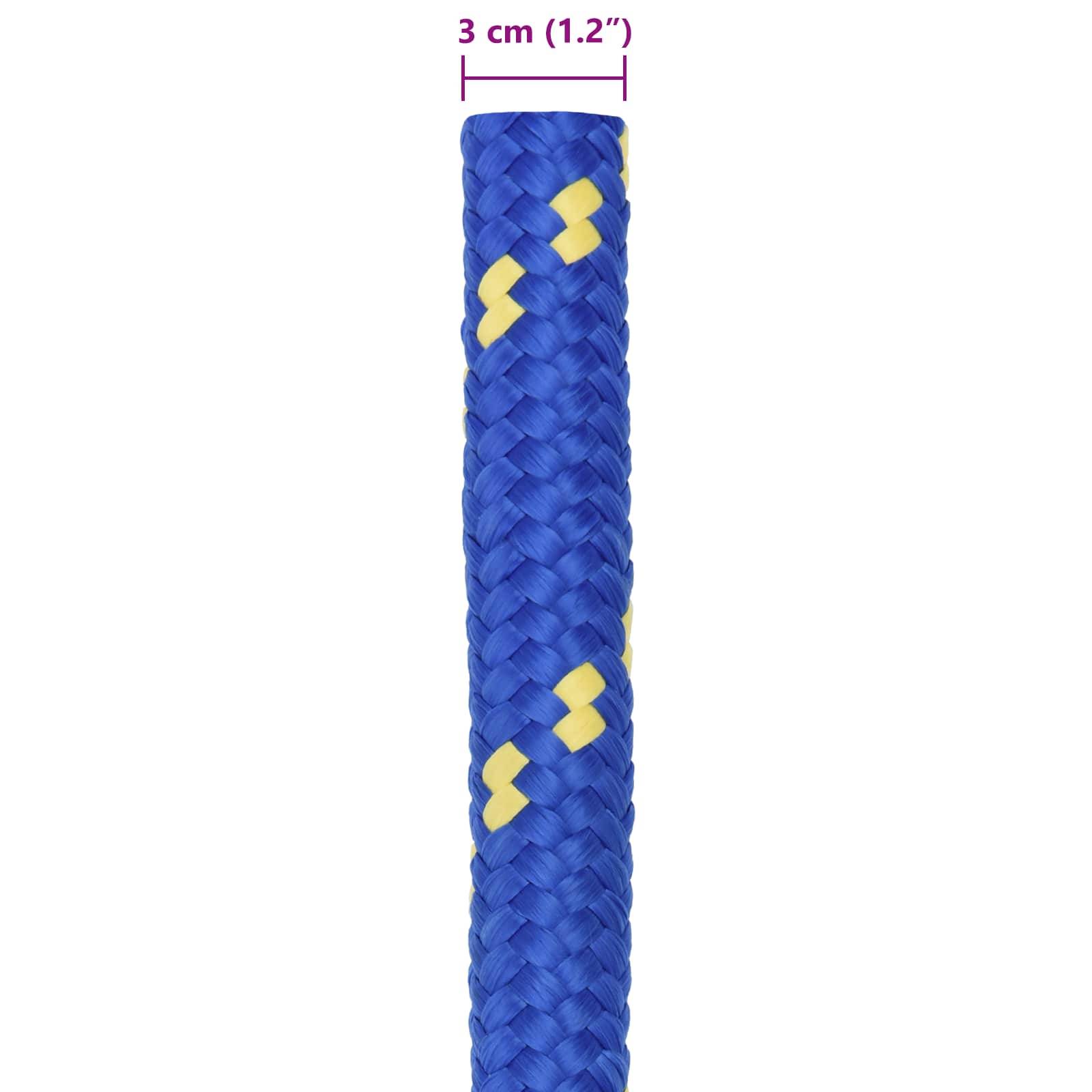 vidaXL Bootsseil Blau PP