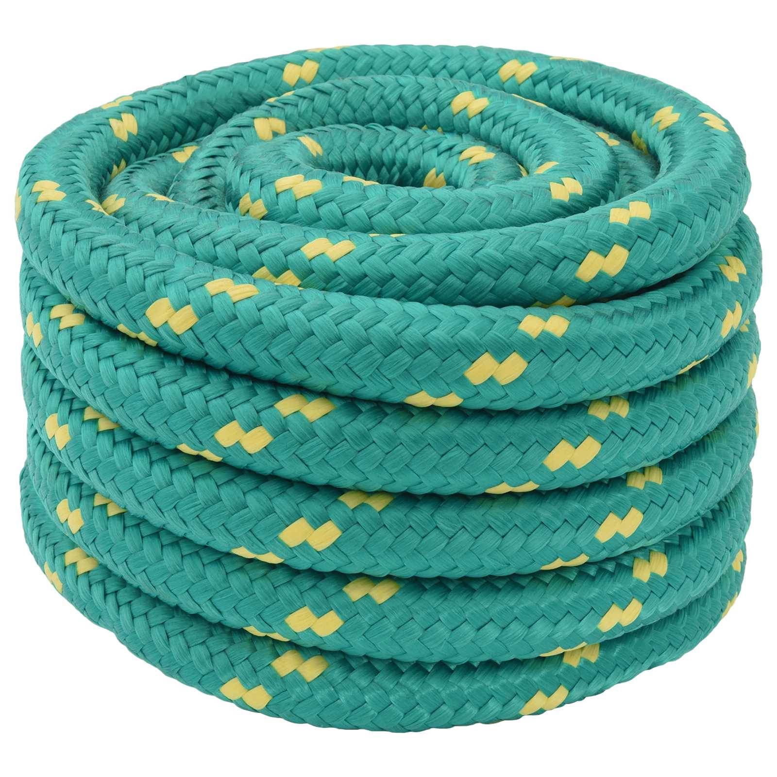 vidaXL Bootsseil 5 mm 25 m Grün