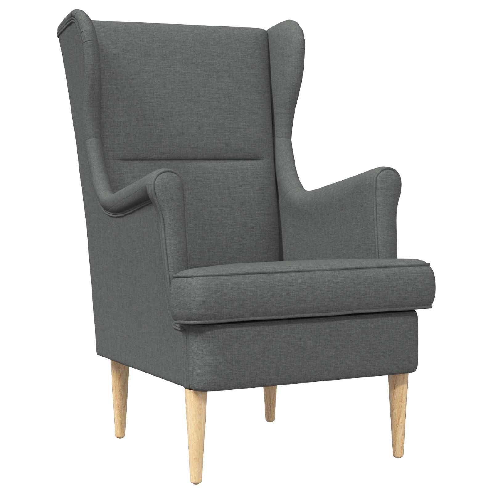 vidaXL Sessel Dunkelgrau Stoff