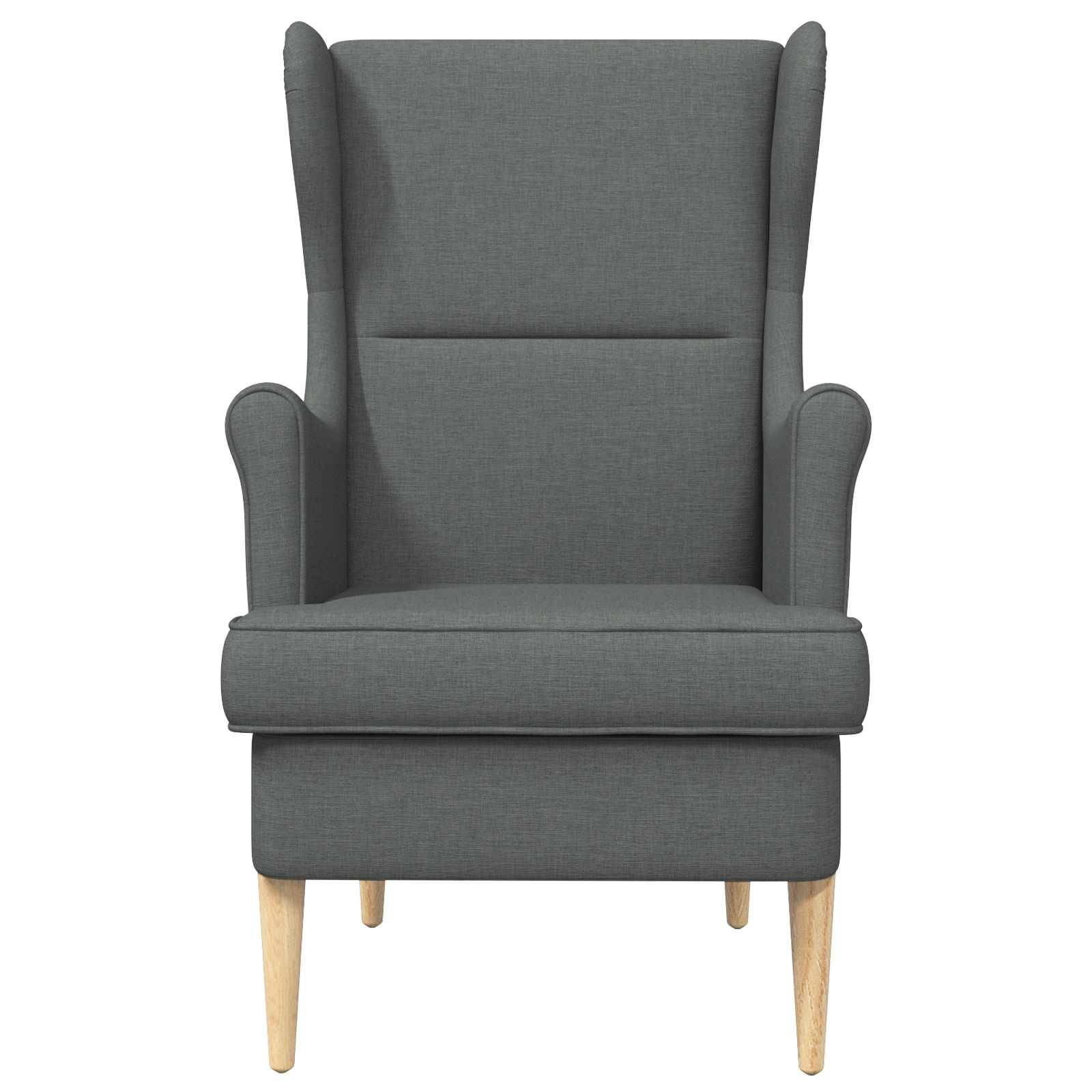 vidaXL Sessel Dunkelgrau Stoff